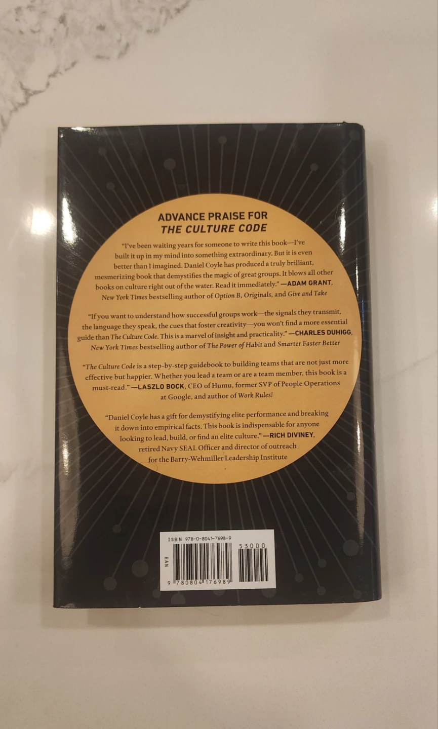 The Culture Code by Daniel Coyle Book - photo 2