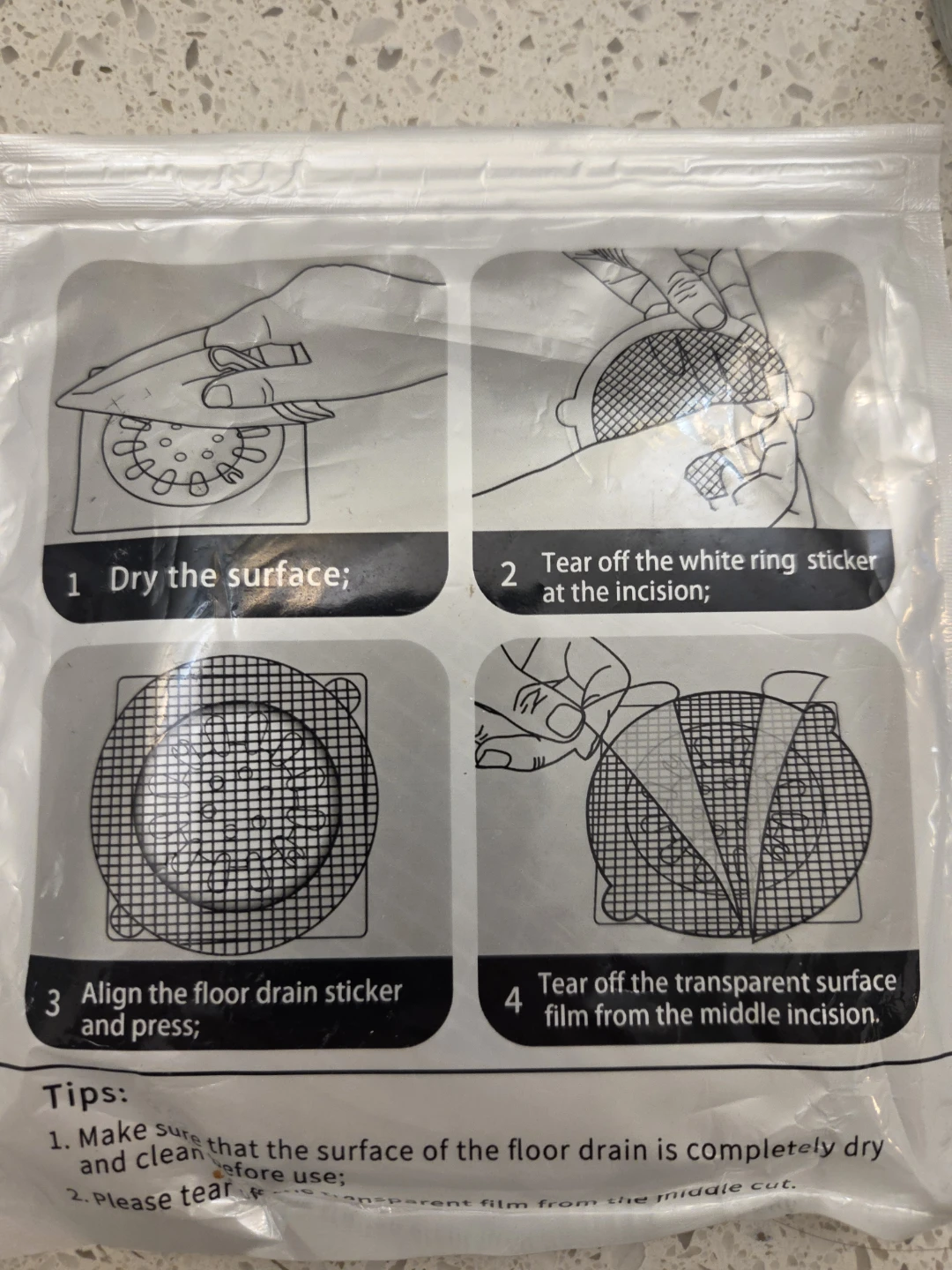 Disposable Shower Drain Covers - 21 pack - photo 3