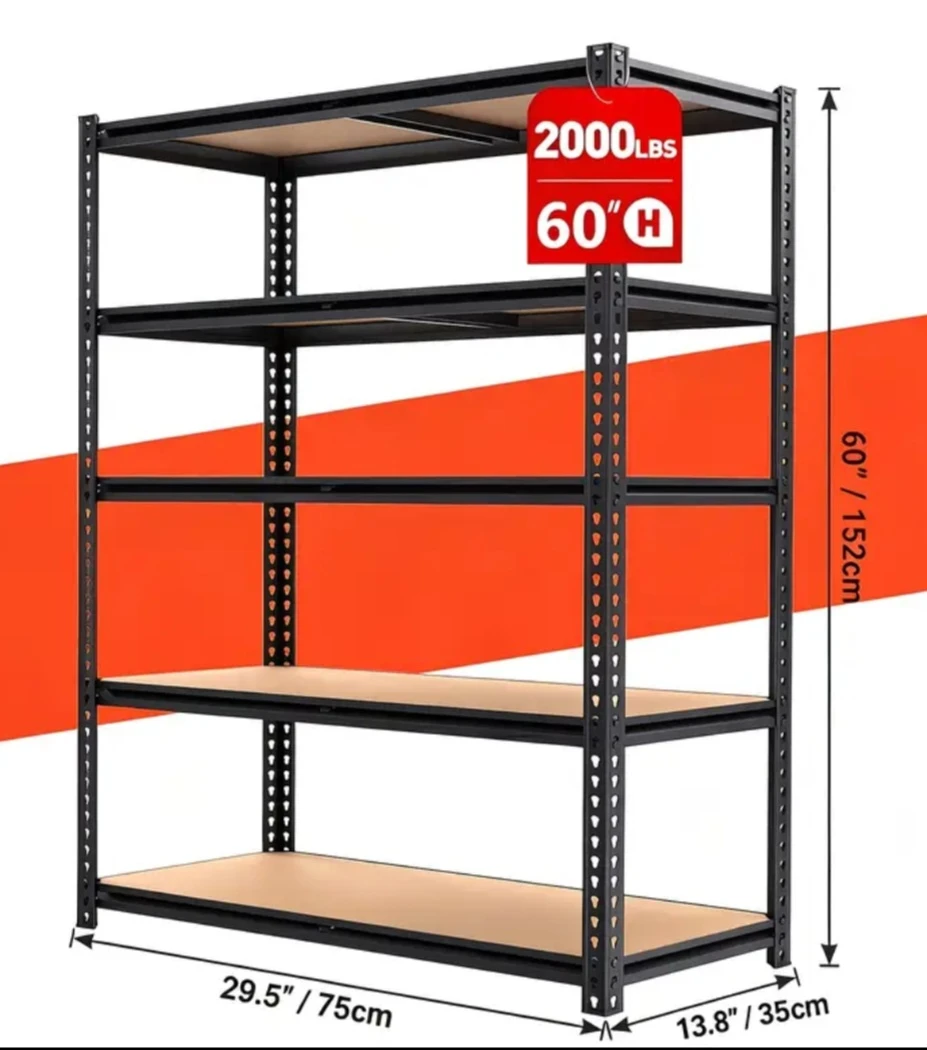 5-Tier Heavy Duty Shelving Unit - photo 3