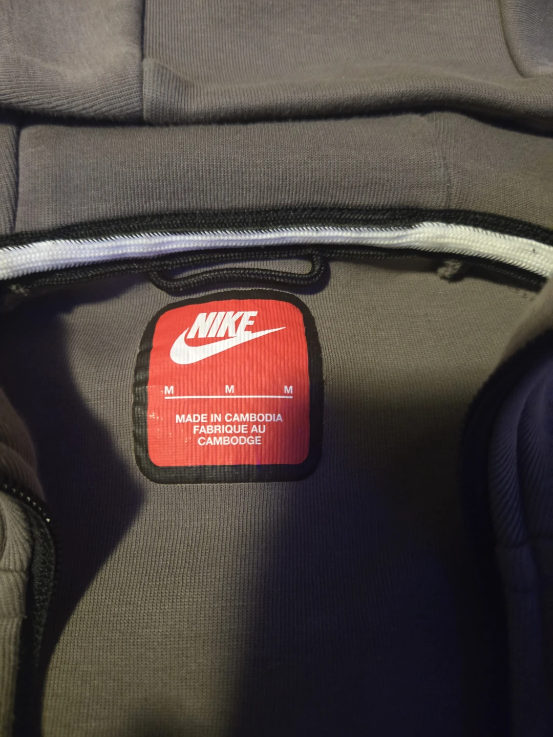 Nike Tech Fleece Full Zip Hoodie Grey Men's Size Medium - photo 2