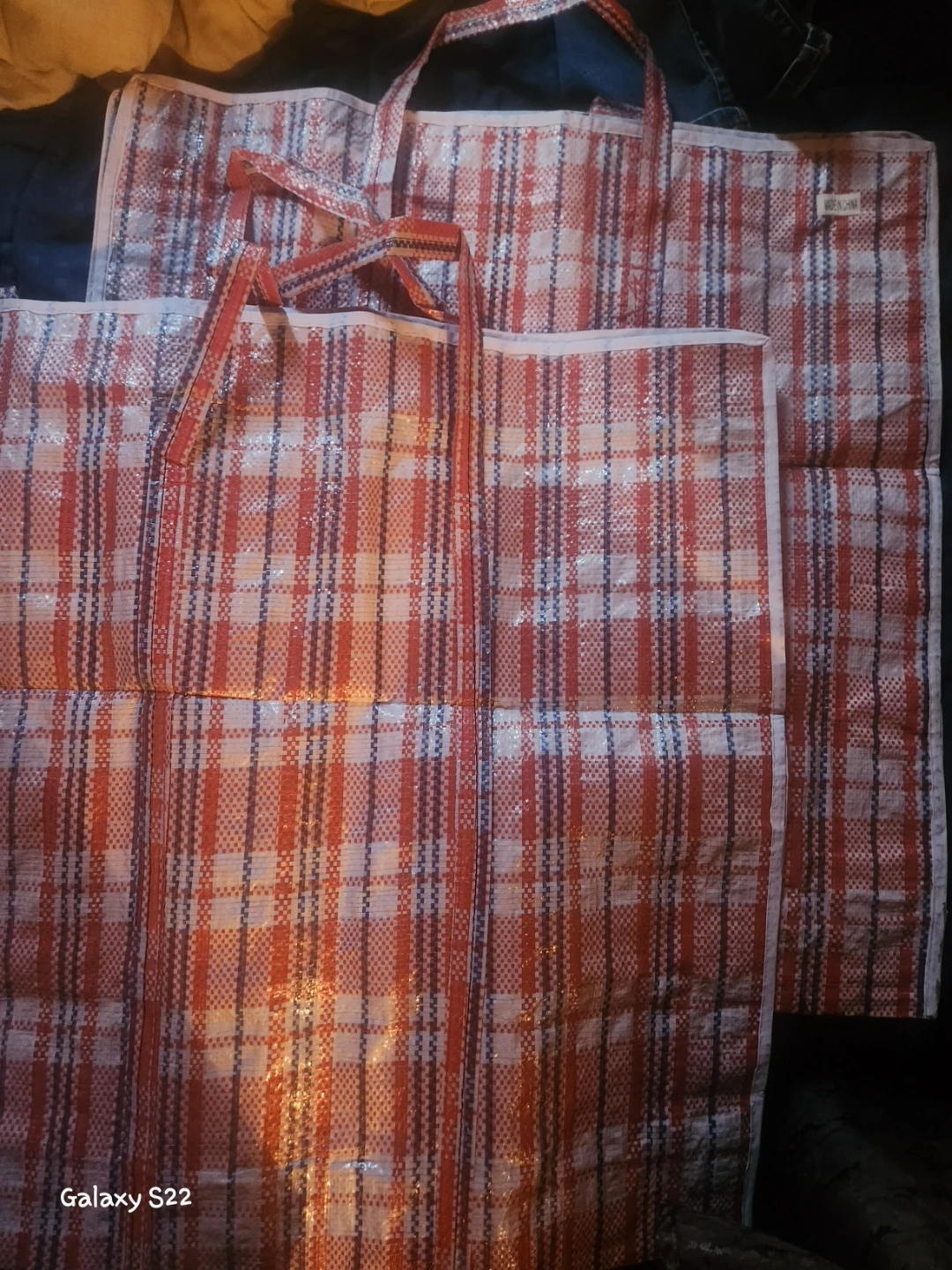 Woven Storage Bags - Set of 2