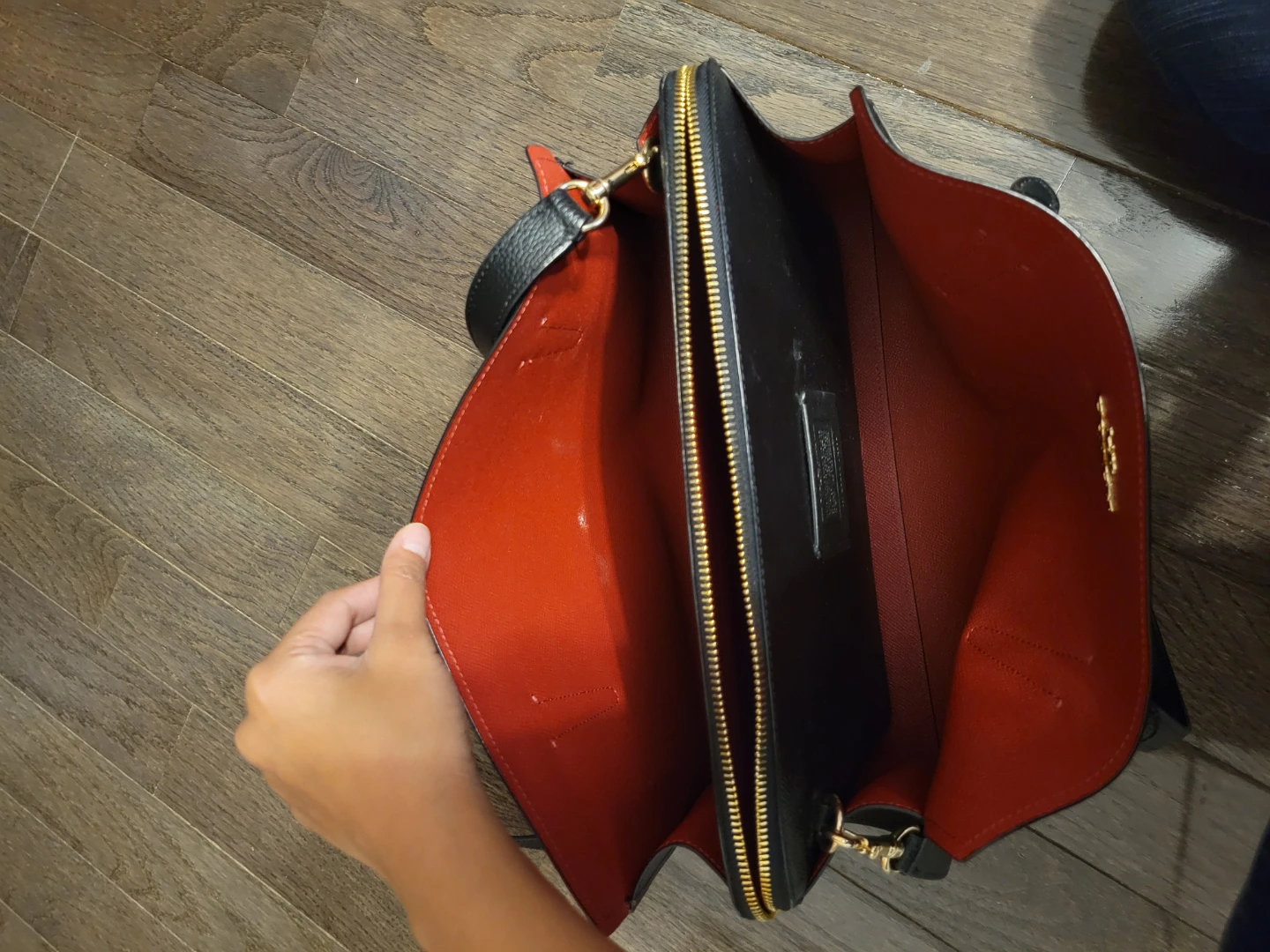 Coach Tatum Caryall Black Leather Tote Bag - photo 4