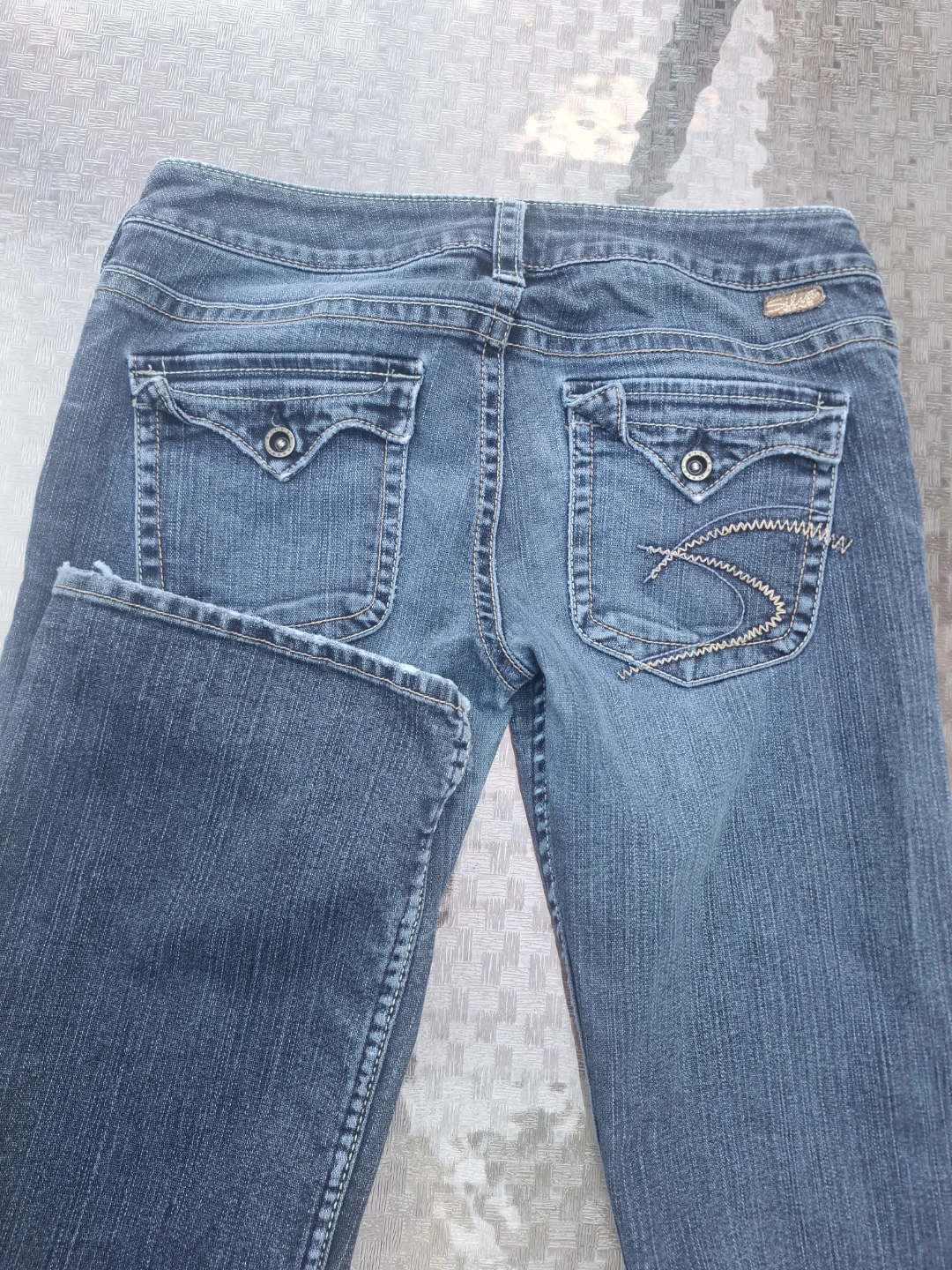 Silver Pioneer Jeans Darkwash y2k Lowrise