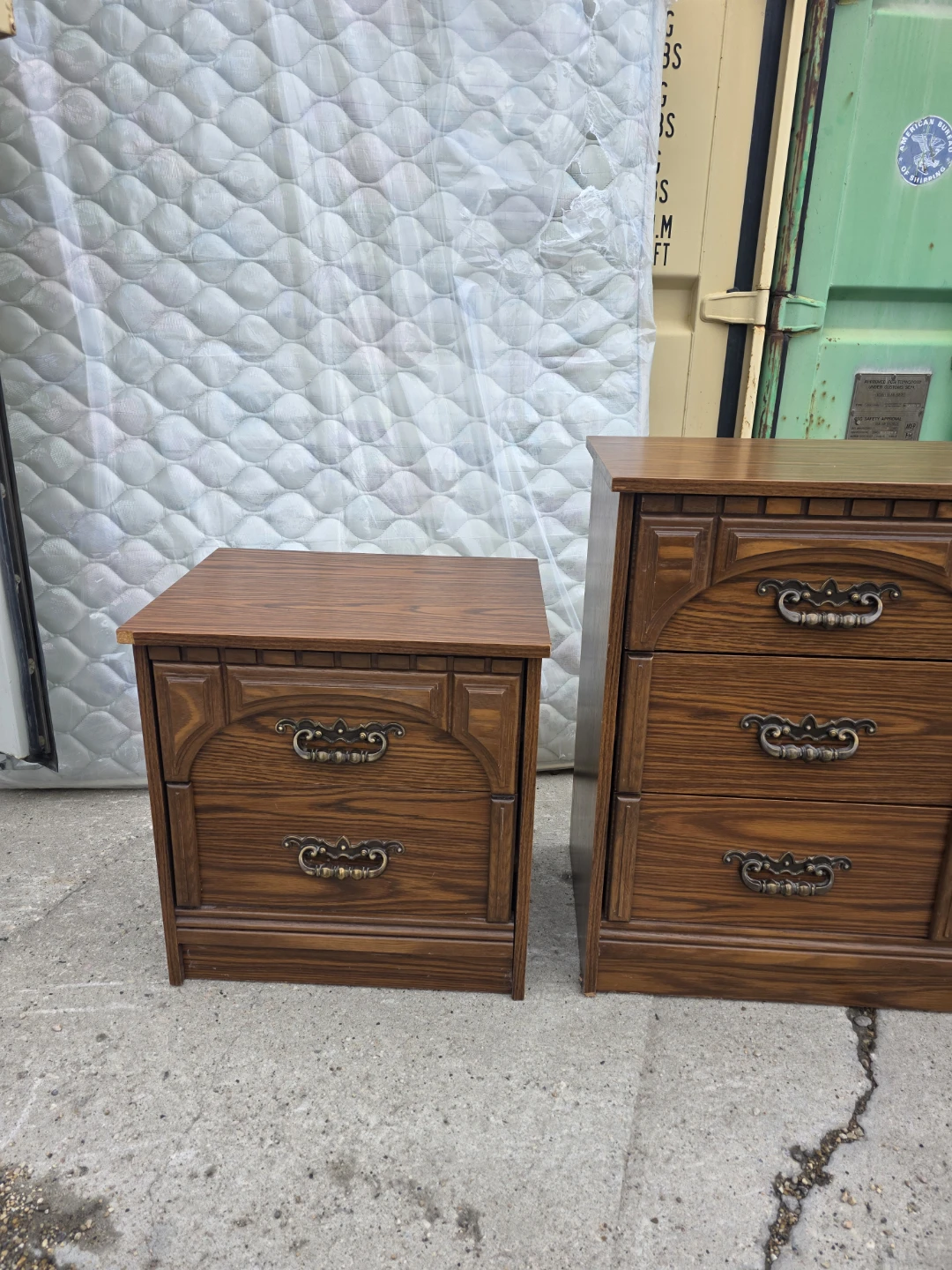 Wood Dressers and Nightstand Set - photo 3