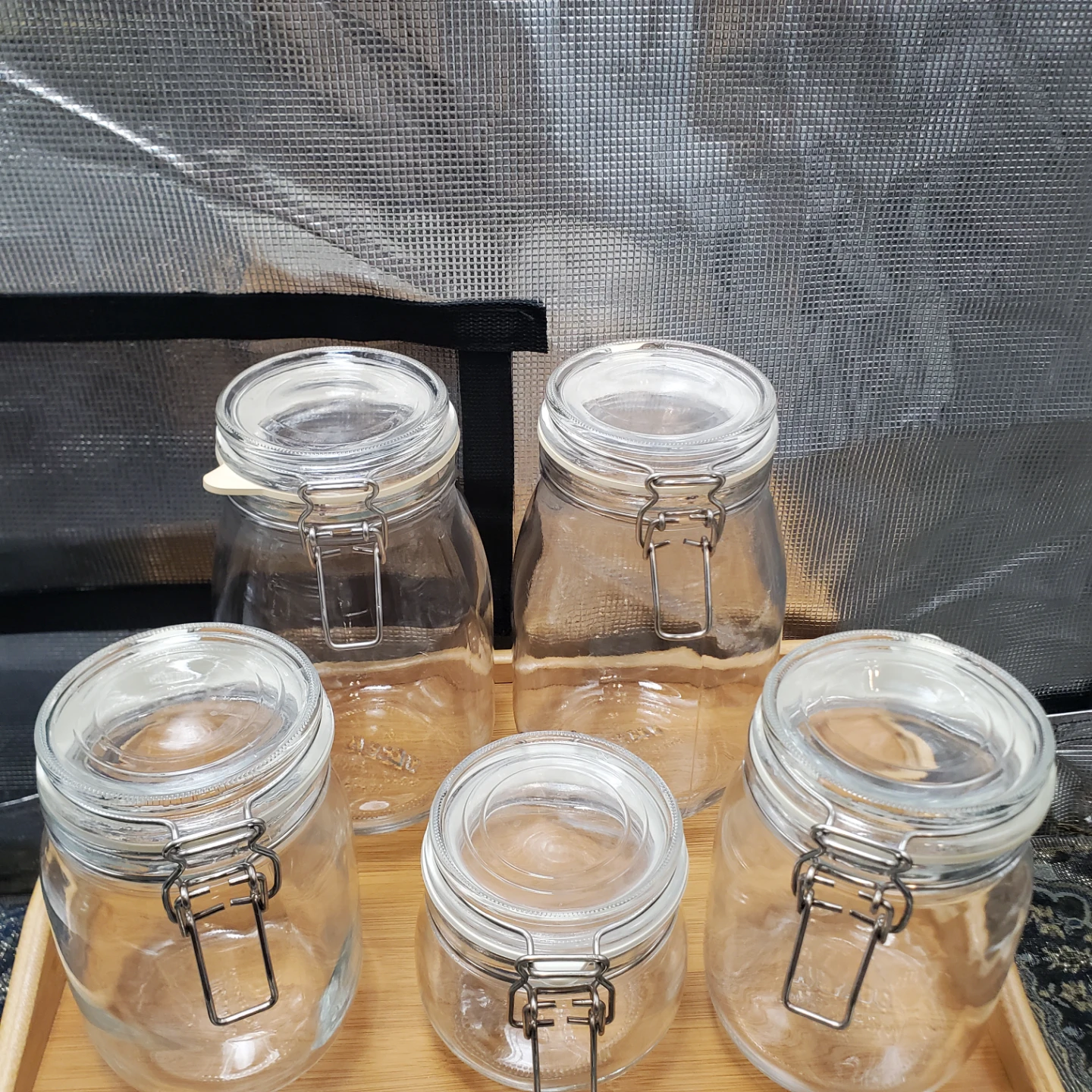IKEA Glass Storage Jars with Lids - photo 2