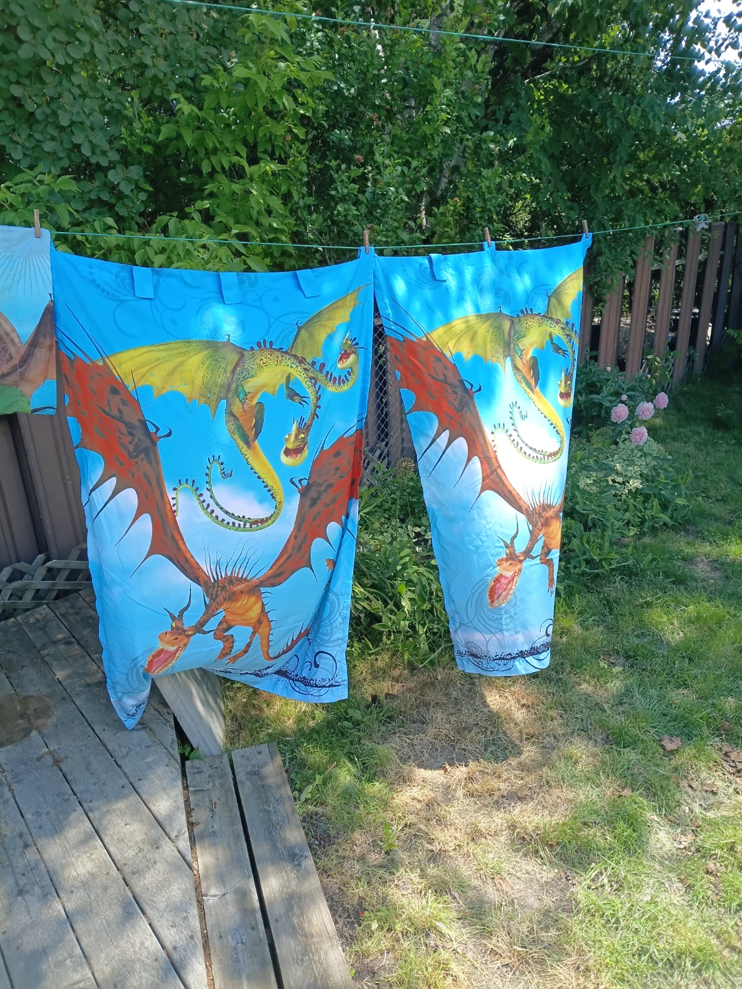 How to train your dragon - 2 curtain panels, 2 pillow cases - photo 2