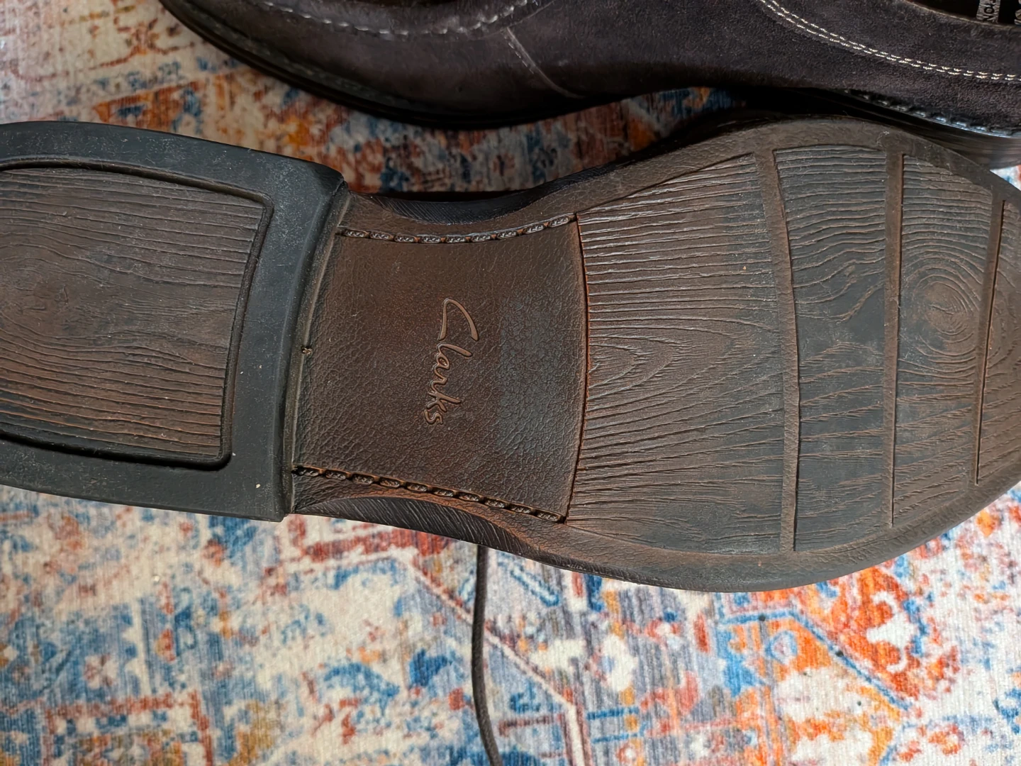 Clarks Collection Brown Suede Loafers for men dress shoes - photo 3
