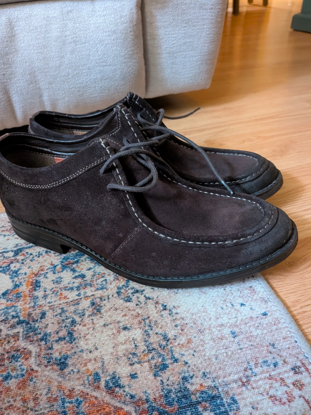 Clarks Collection Brown Suede Loafers for men dress shoes - photo 4