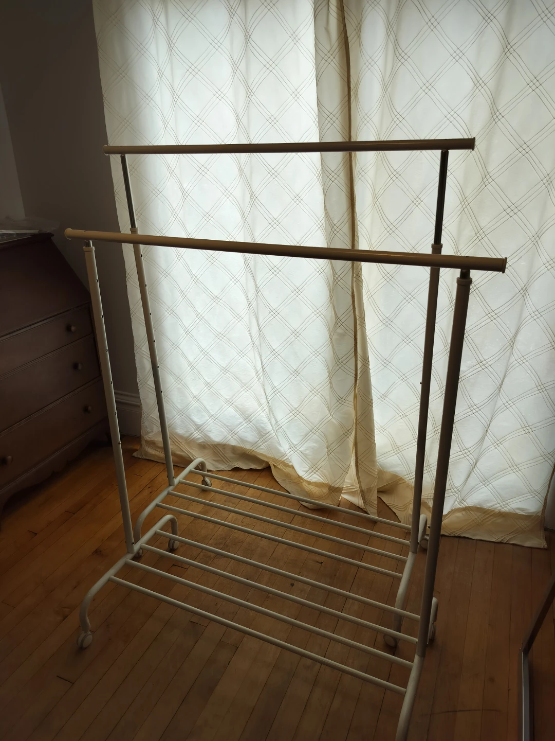 Two Clothes Racks with Wheels - photo 3