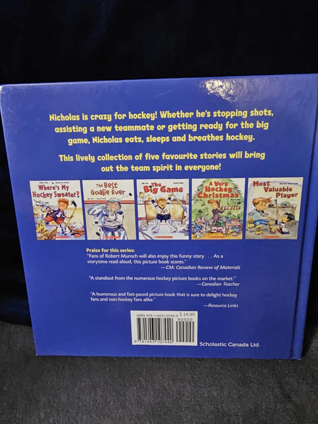 Crazy for Hockey! Five All-Star Stories Book - photo 2