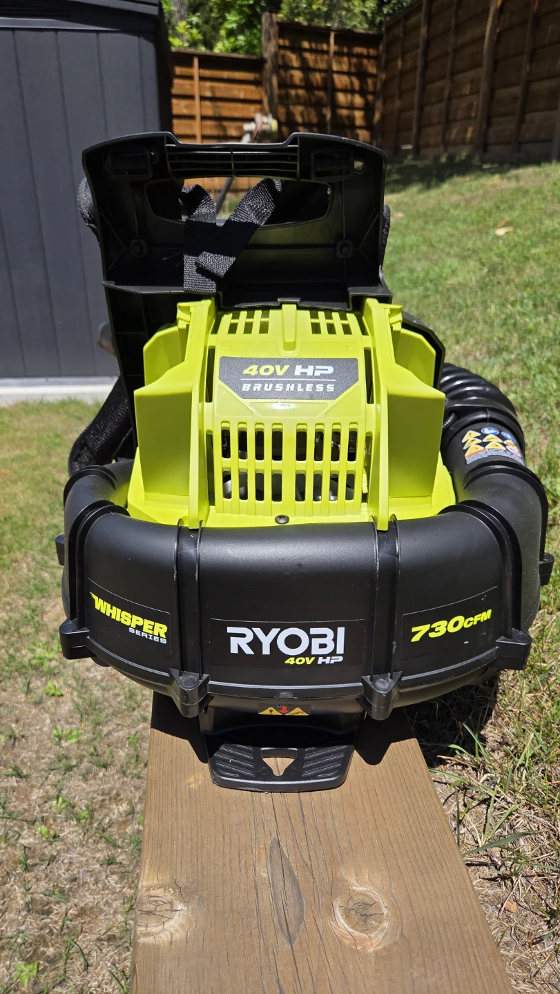 brand new Ryobi 40V HP Brushless Backpack Leaf Blower