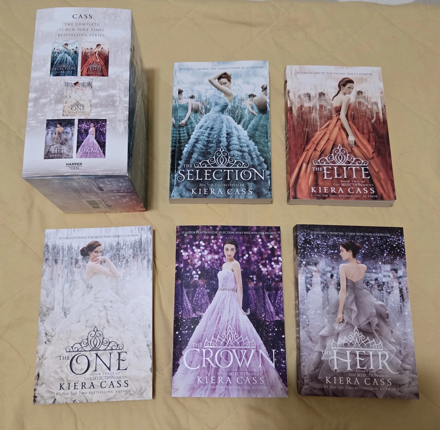 The Selection Series Books 1-5 by Kiera Cass