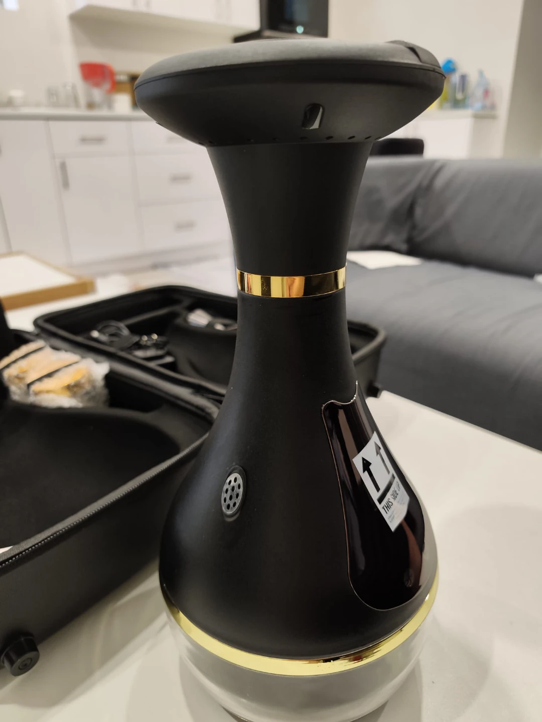 Black Portable electric heater with led shisha with Accessories - photo 3