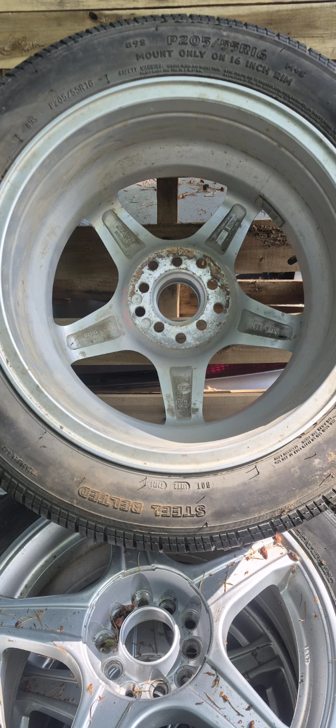 P205/55R16 Steel Belted Tires with Rims - photo 5