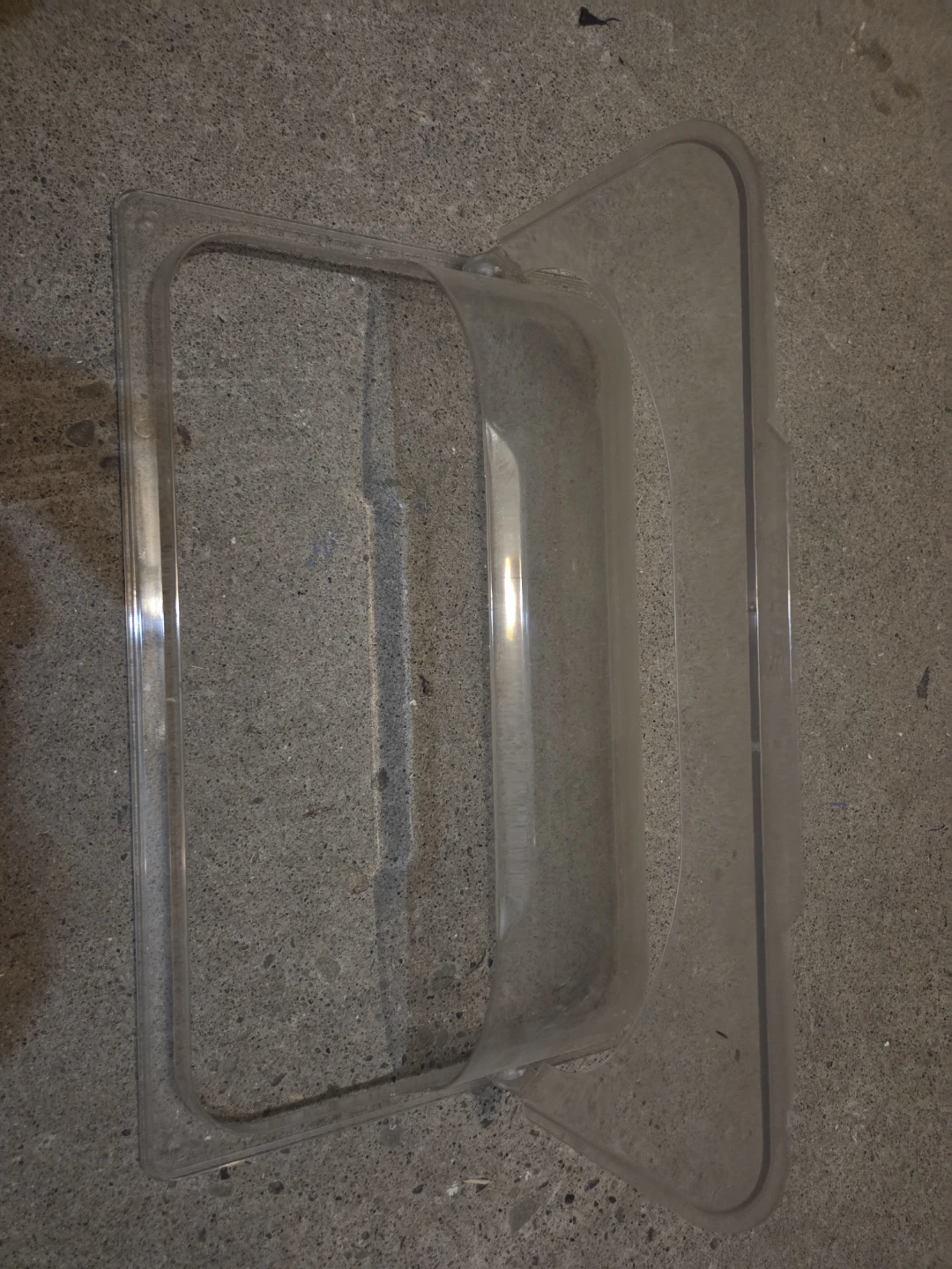 Clear Plastic Food Pan Lid