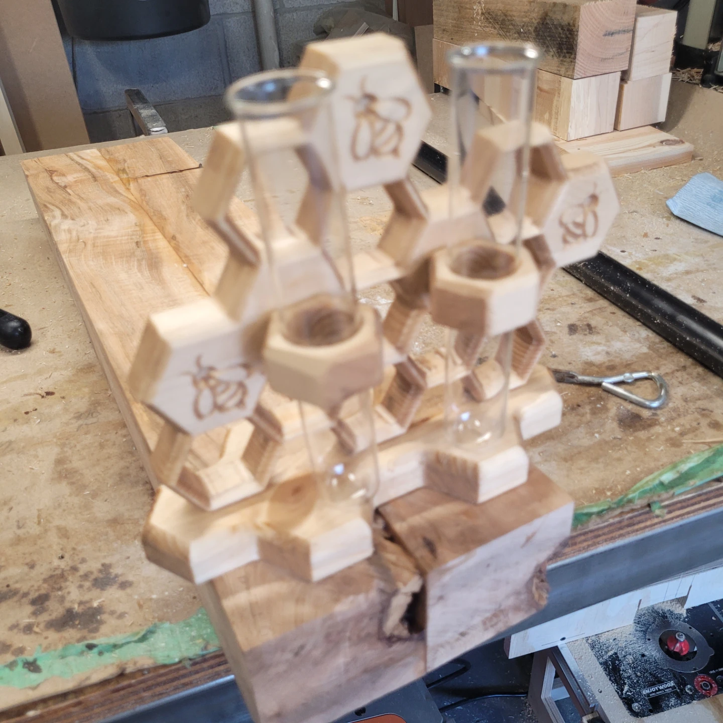 Wooden Honeycomb propagation with Bees - photo 3