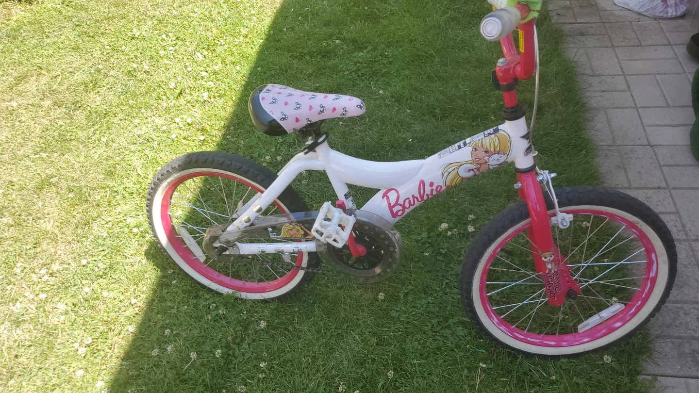 18" Dynacraft Barbie Girls' BMX-Style Bike
