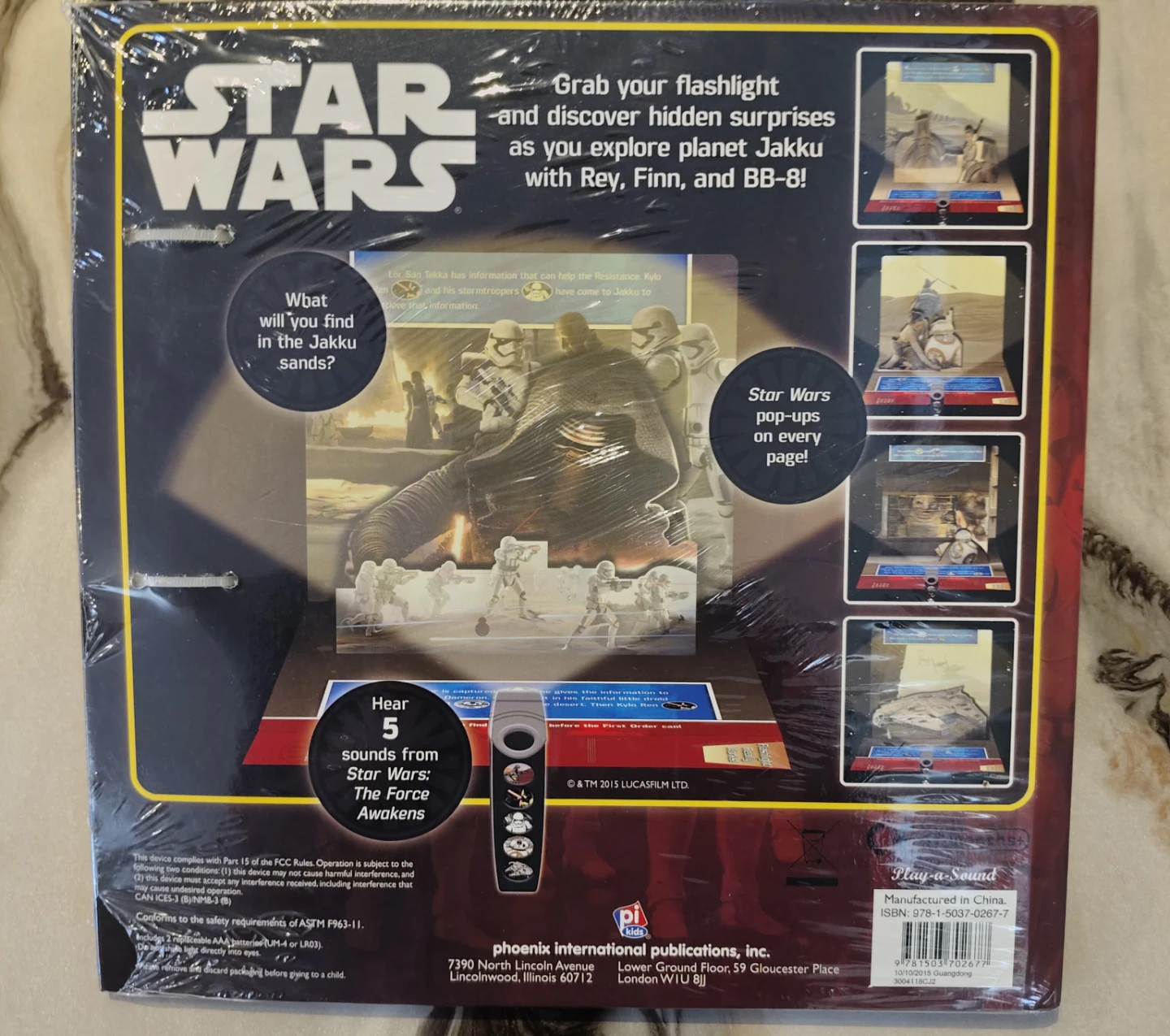 Star Wars The Force Awakens Flashlight Adventure Book - photo 2