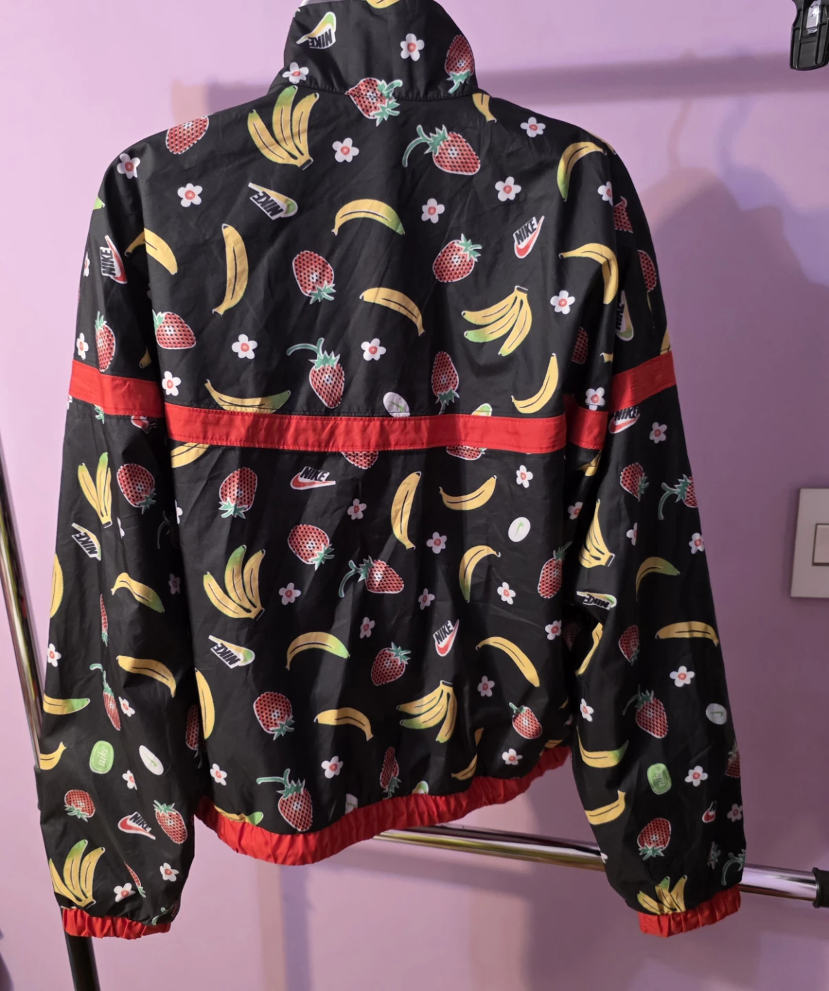 Women's Nike Fruit Print Lightweight Jacket Size S - photo 2