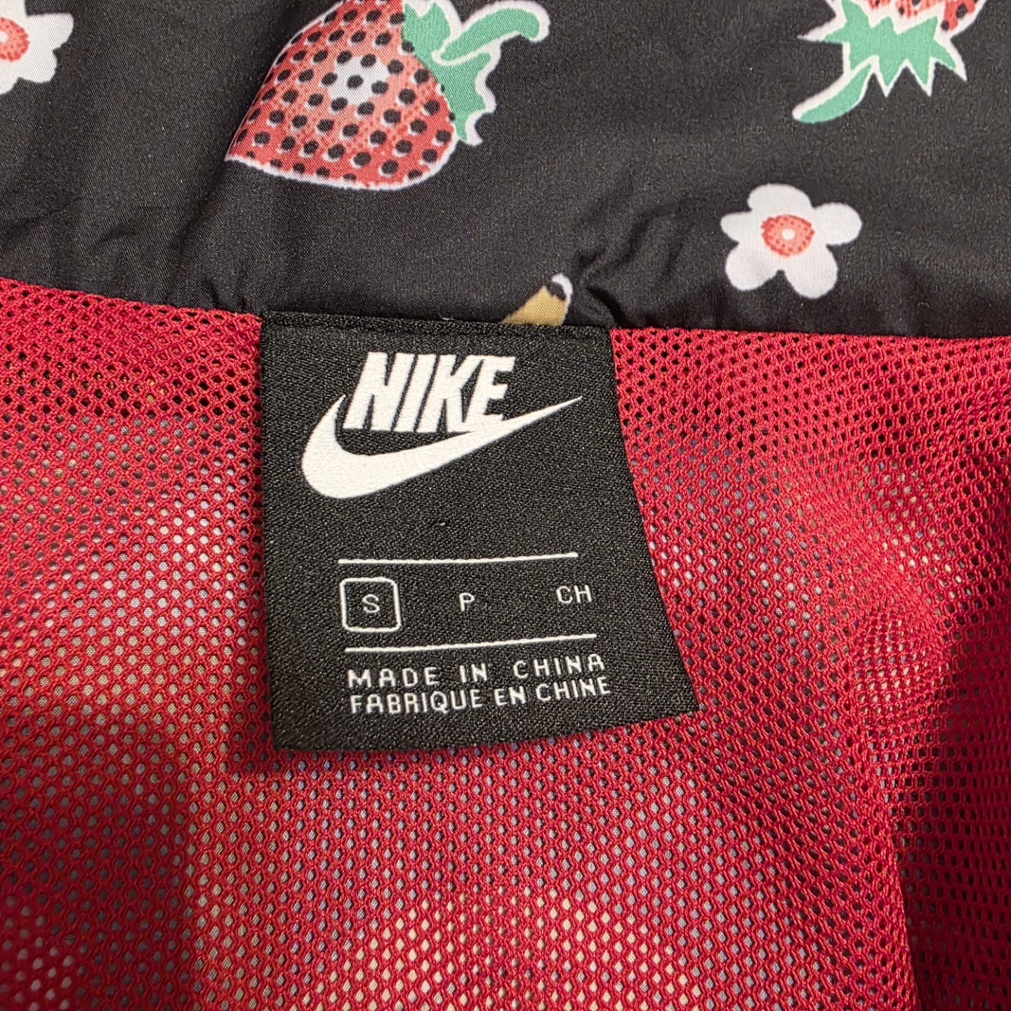 Women's Nike Fruit Print Lightweight Jacket Size S - photo 5