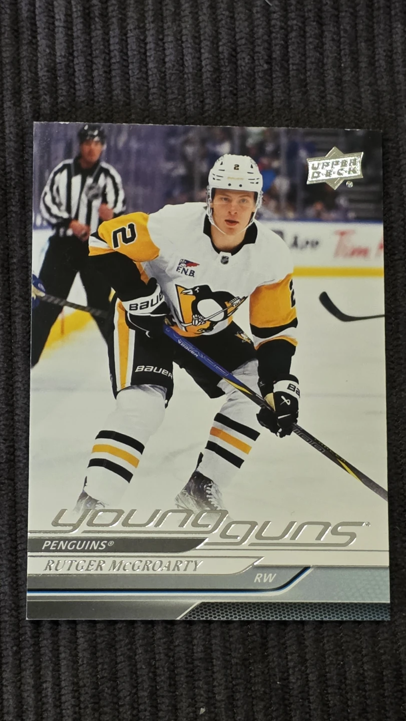 Upper Deck Young Guns Rutger McOarty Hockey Card