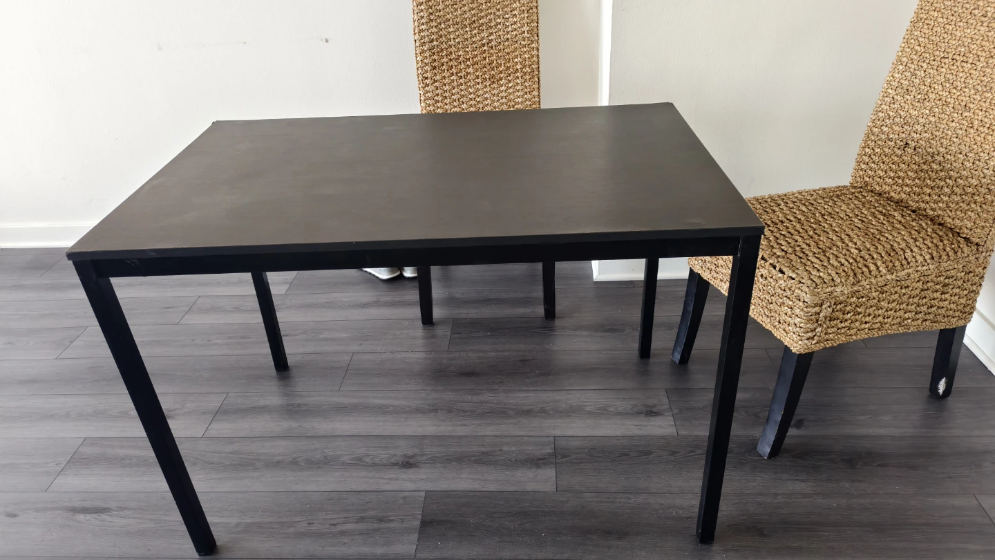 Dark Wood Dining Table