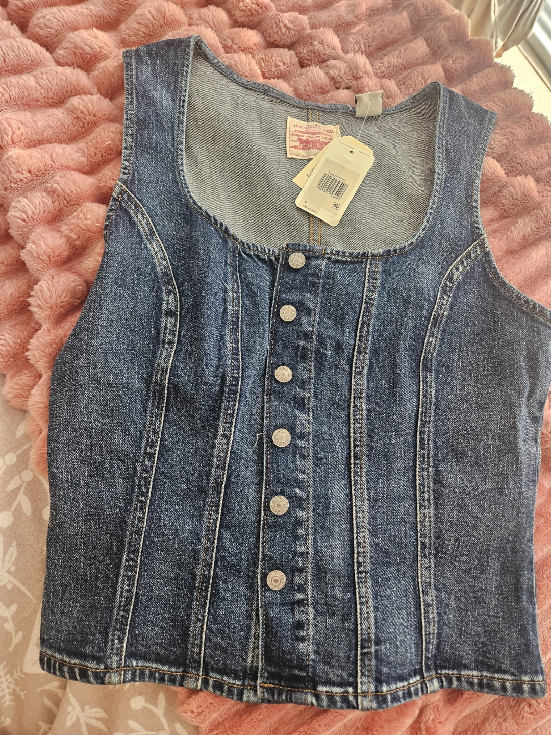 Levi's demin vest - photo 3