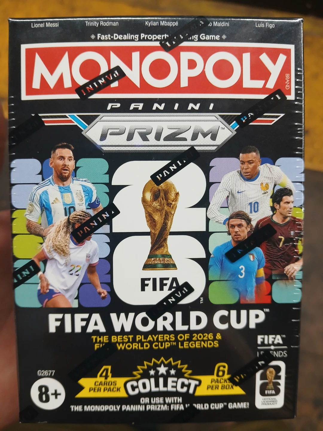 Monopoly Panini Prizm FIFA World Cup 2026 Game
