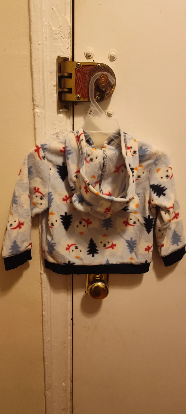 Baby Fleece Snowman Hoodie Size 18-24months - photo 2