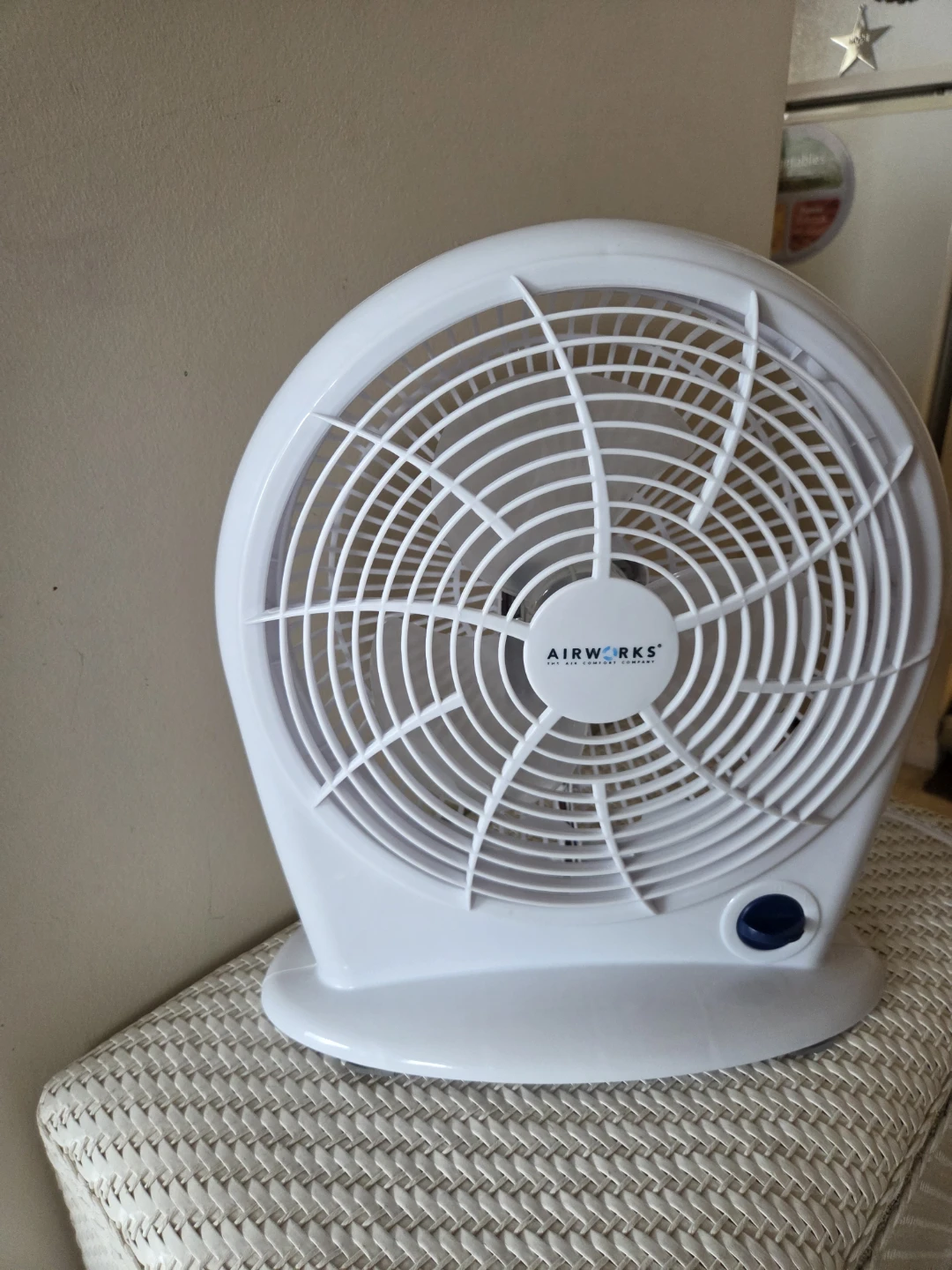 Airworks White Portable Fan