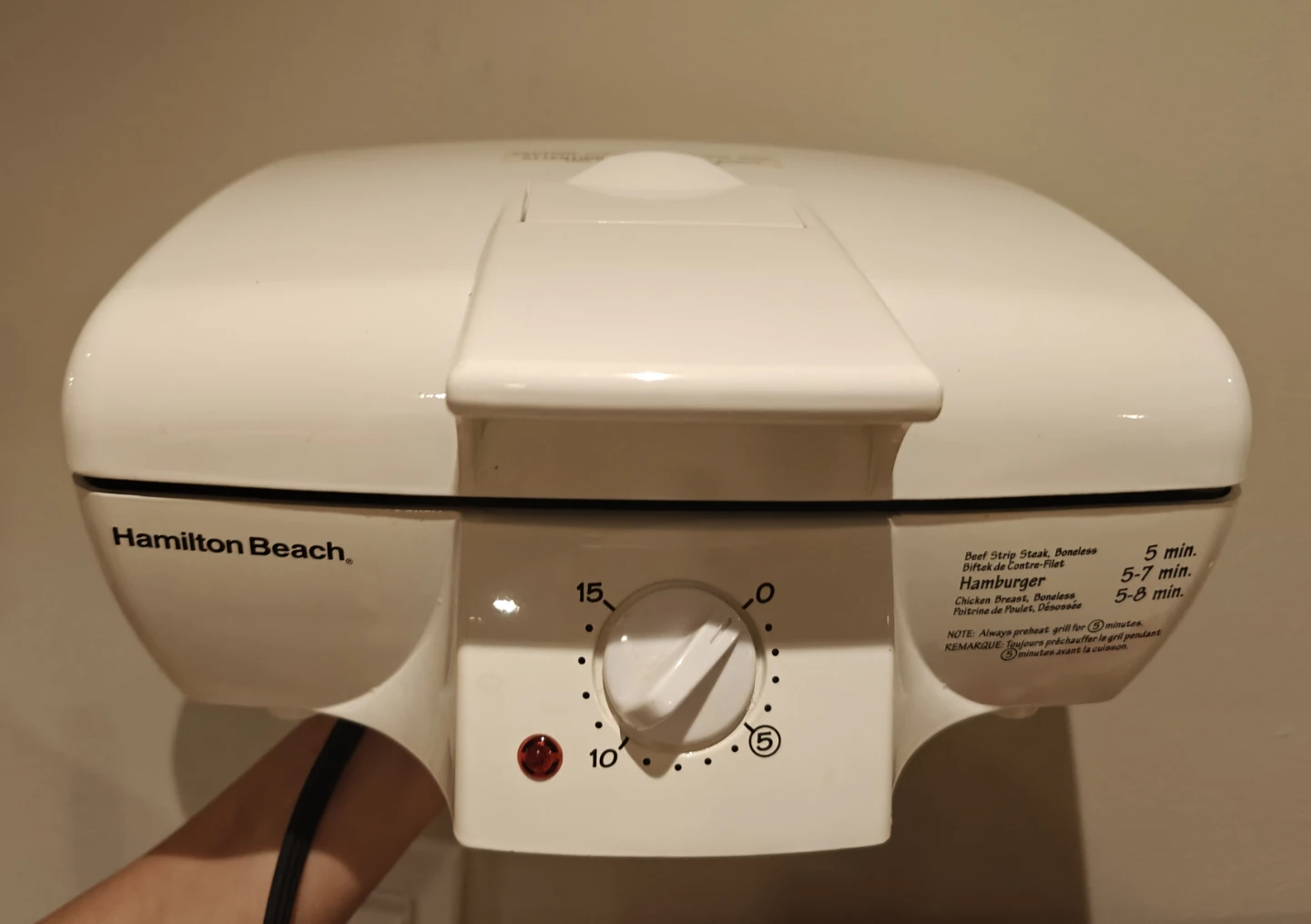 Hamilton Beach Express Grill White - photo 2