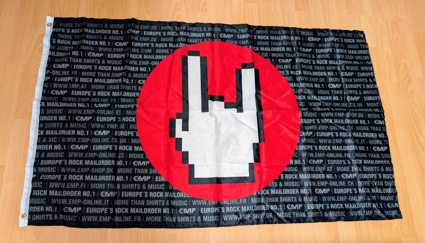 Brand New EMP Europe's Rock Mailorder Flag