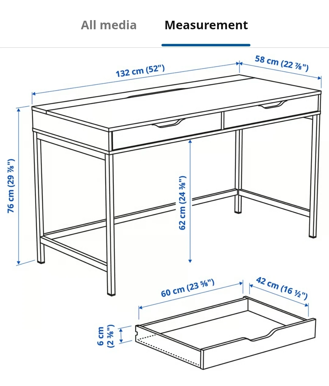IKEA ALEX Desk - photo 4