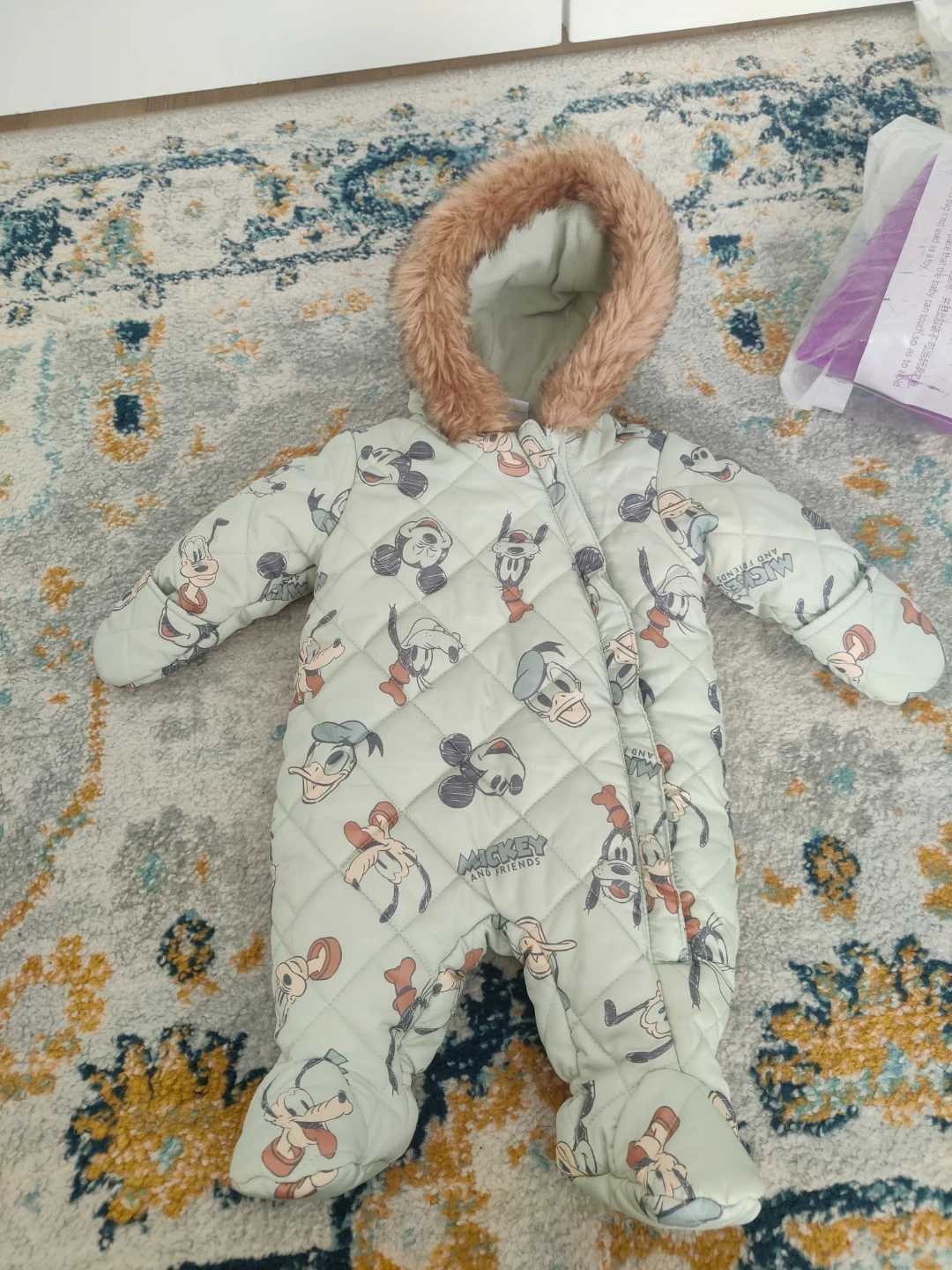 Baby Snowsuit with Mickey & Friends