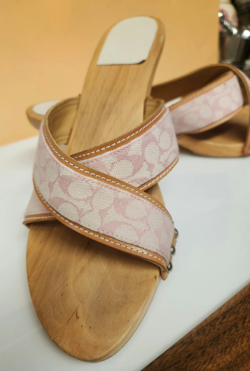Coach Pink  Sandals