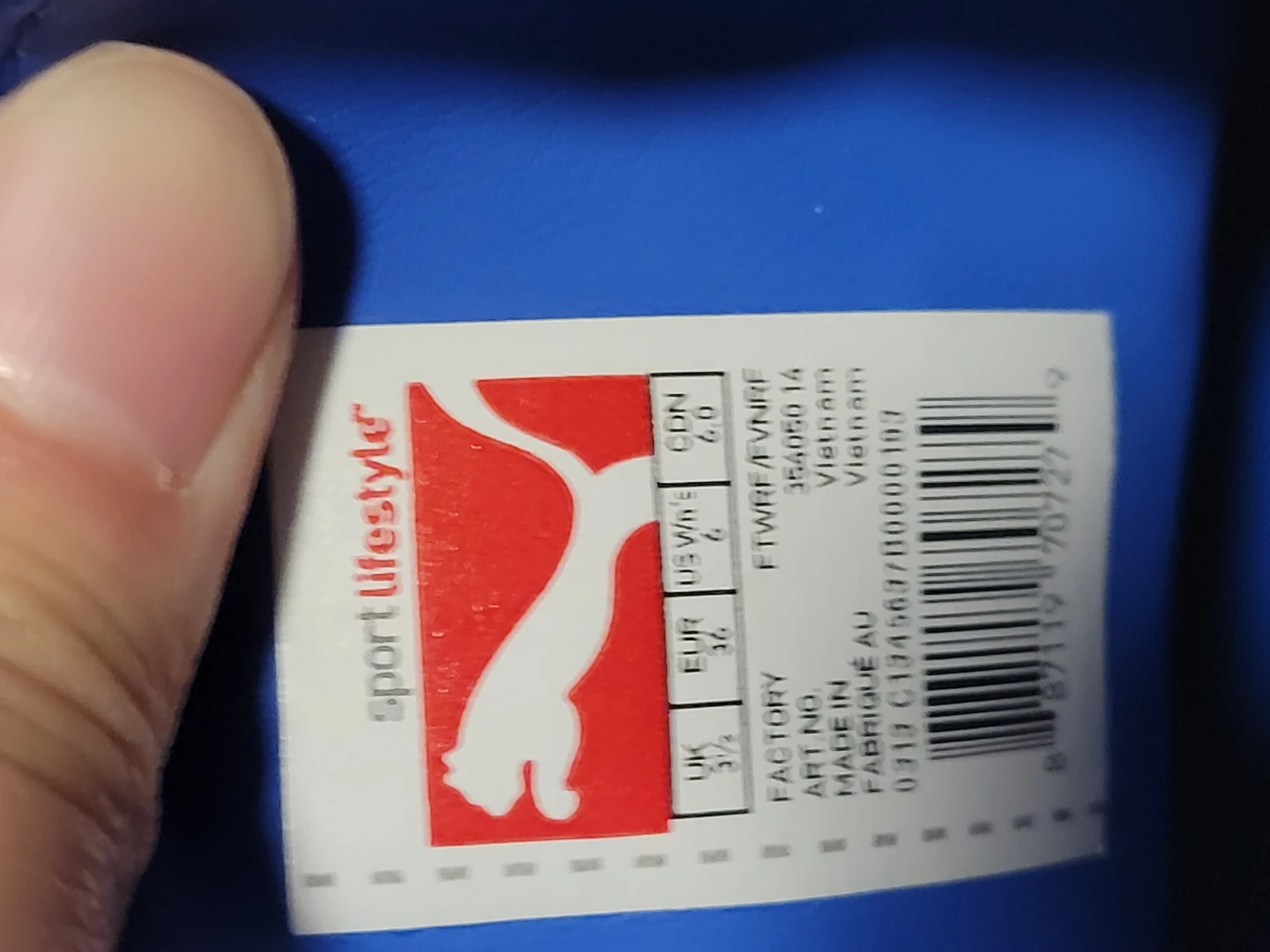 Puma Blue Suede Sneakers - photo 3
