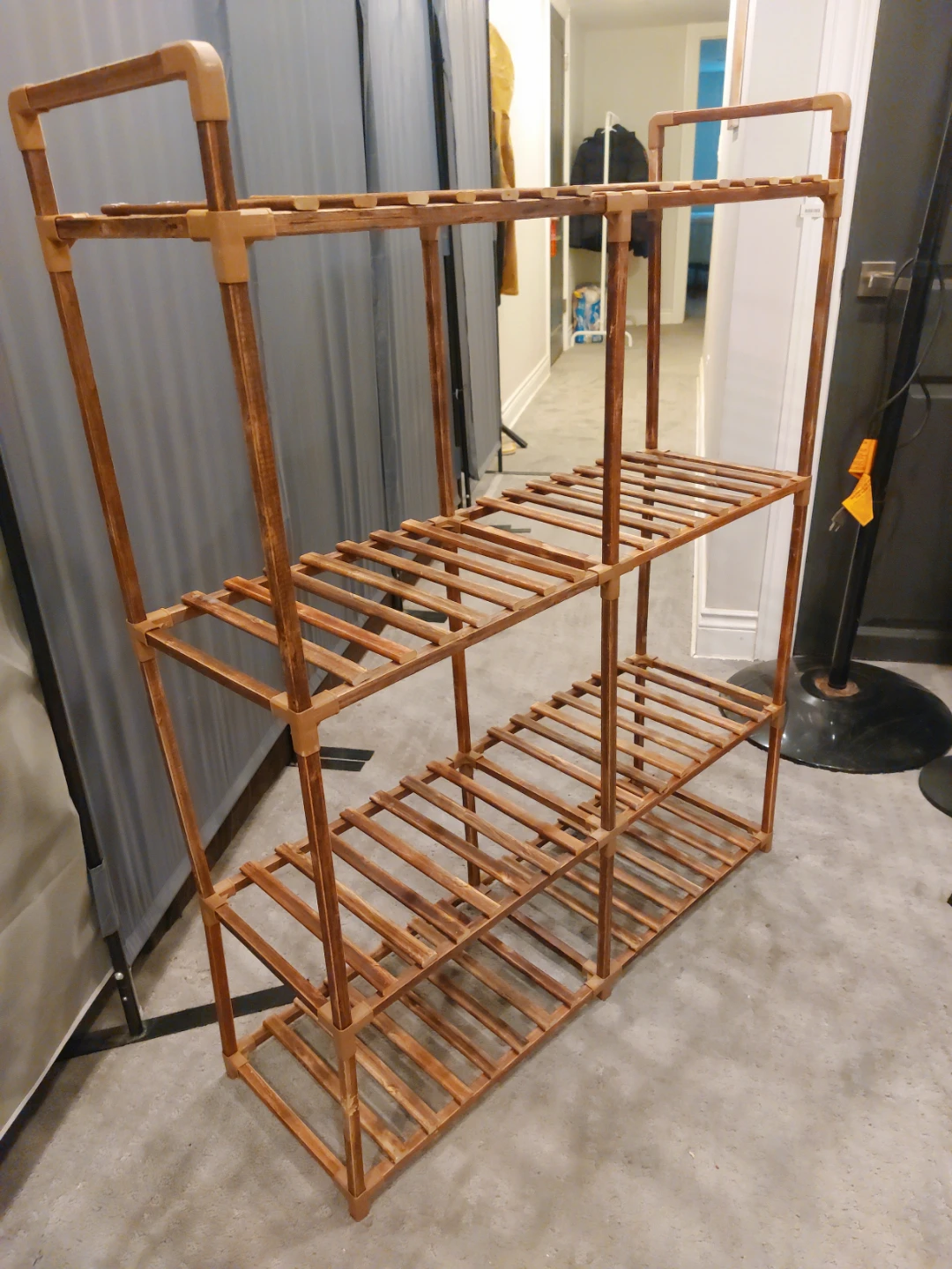 Wooden 4-Tier Shelf Rack - photo 4