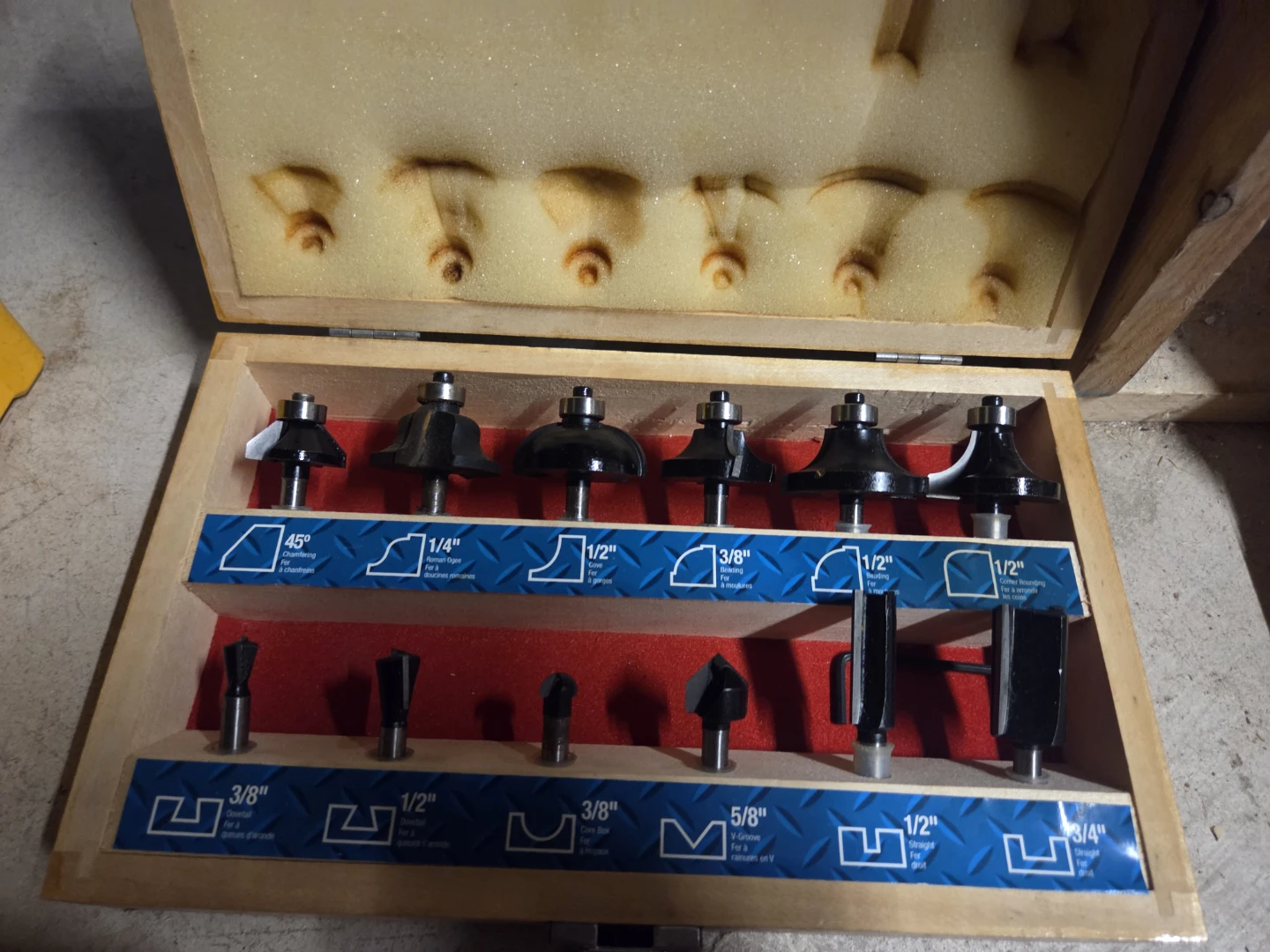 Freud Industrial Router Bit Set