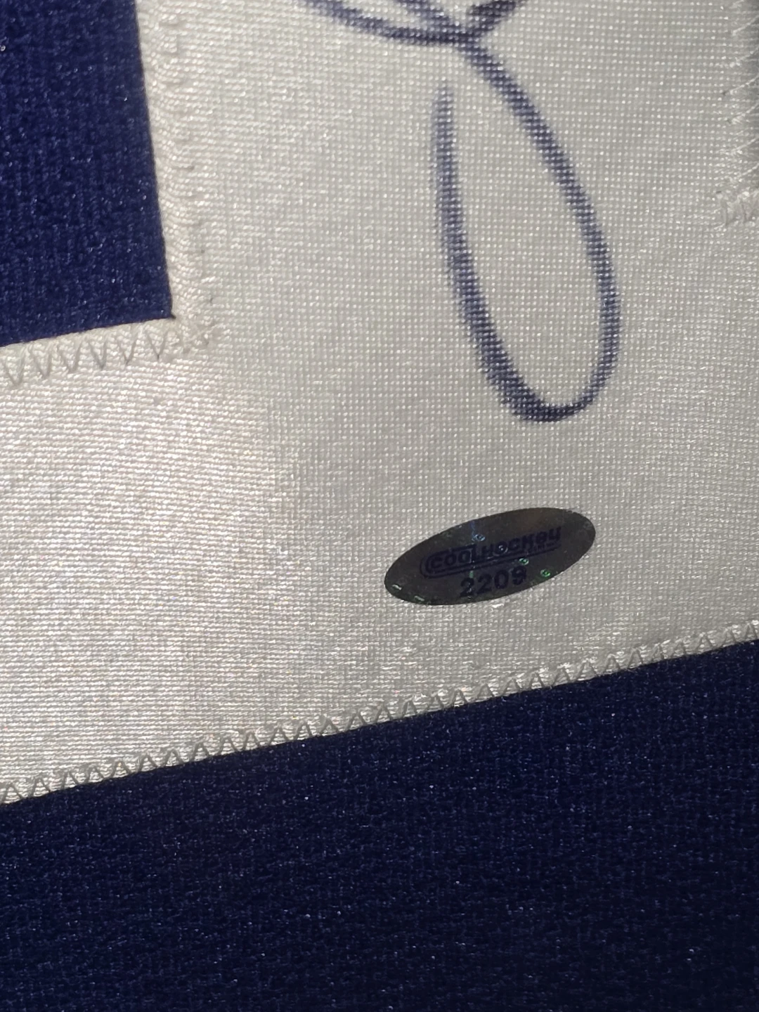 Jonny Bower autographed jersey - photo 2