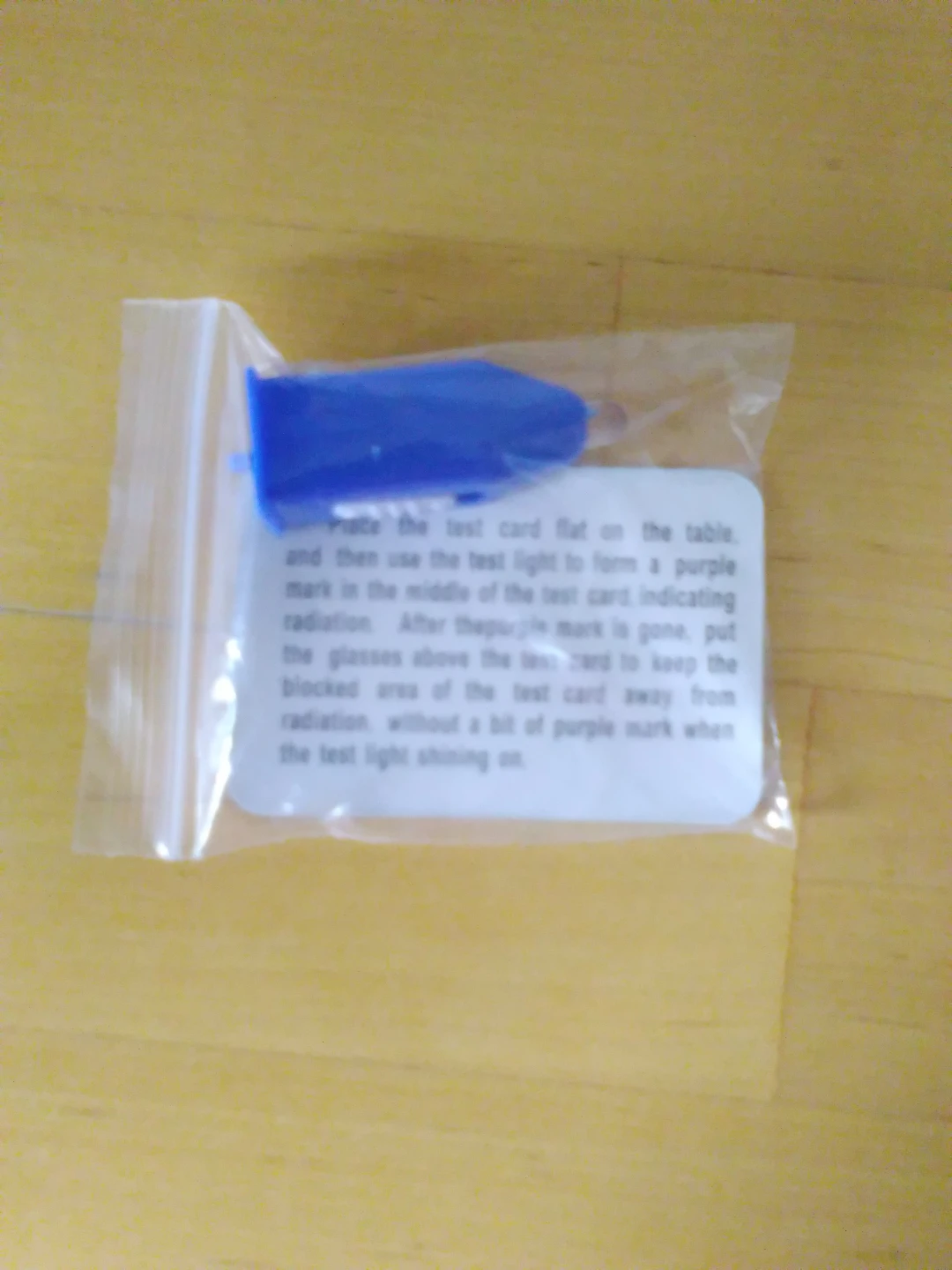Blue light blocking glasses tester - photo 2