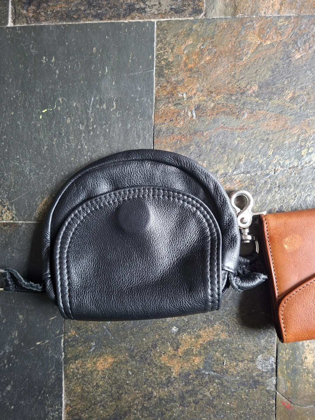 Letulo Brown Leather Wallet & Talisman Leather  Black Pouch - photo 5