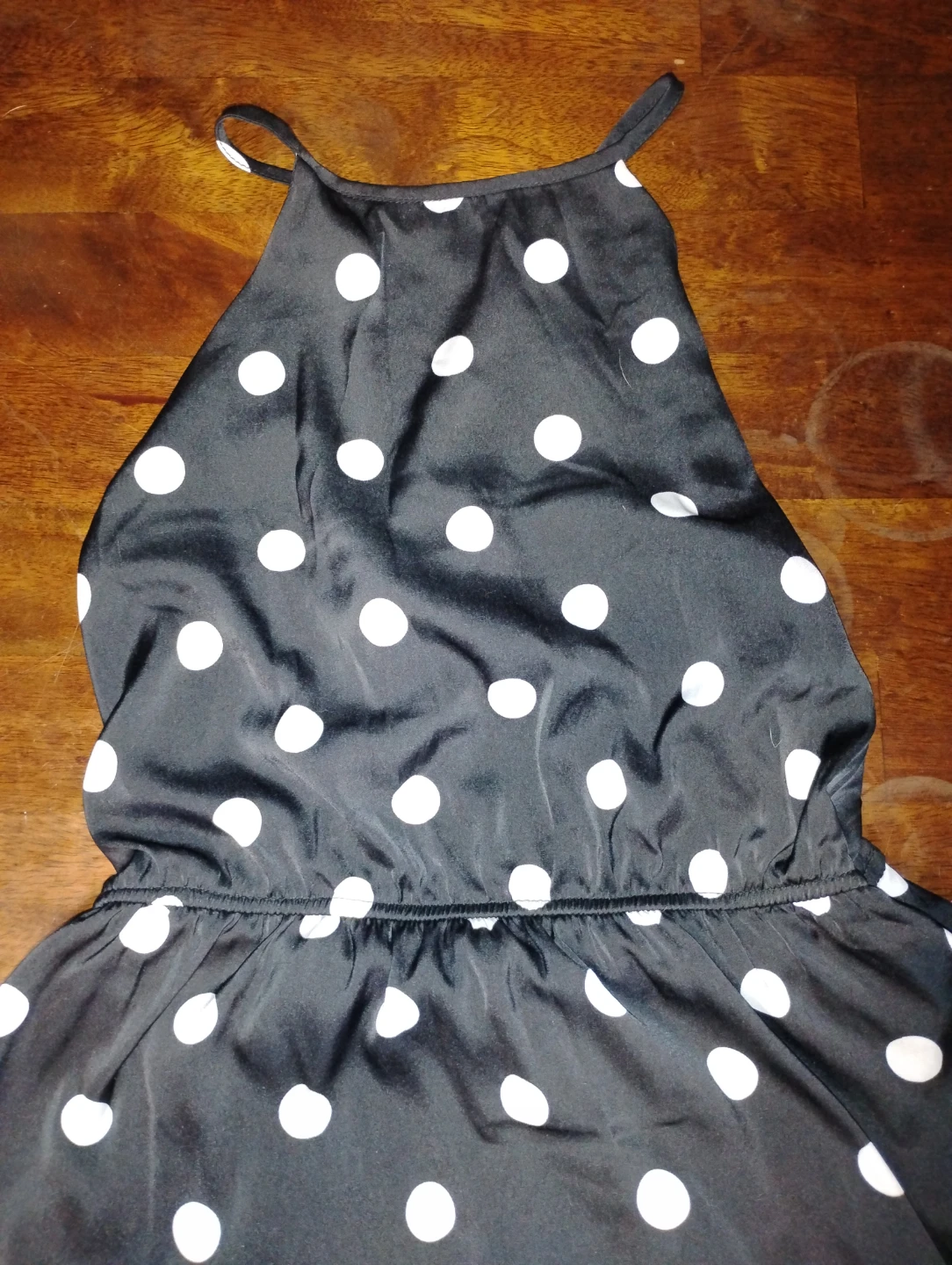 Splash Black Polka Dot Dress - Size 10