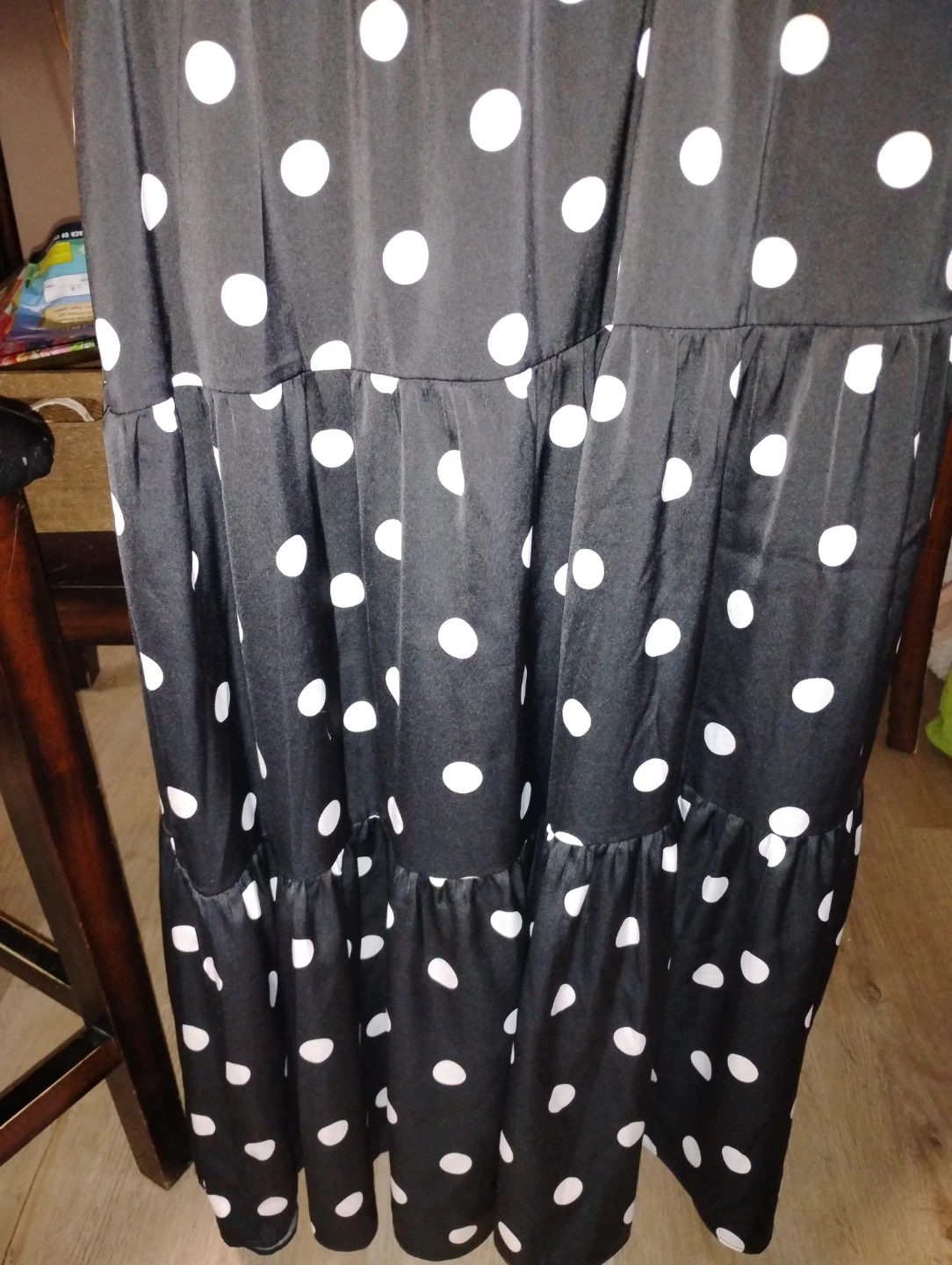 Splash Black Polka Dot Dress - Size 10 - photo 2