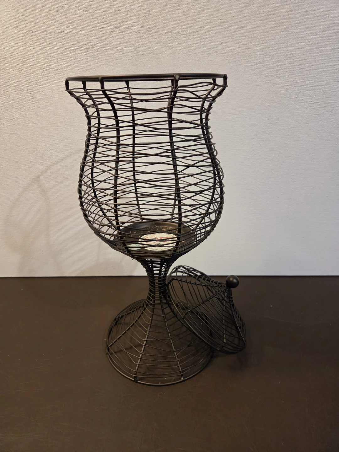 PartyLite Wire Candle Holder with Lid - photo 2