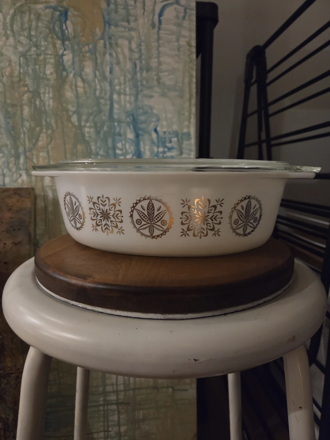 Vintage pyrex promotional dish