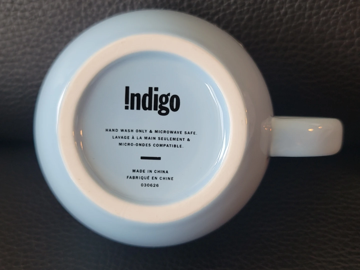 Indigo Light Blue Ceramuc Peekaboo Mug - photo 4