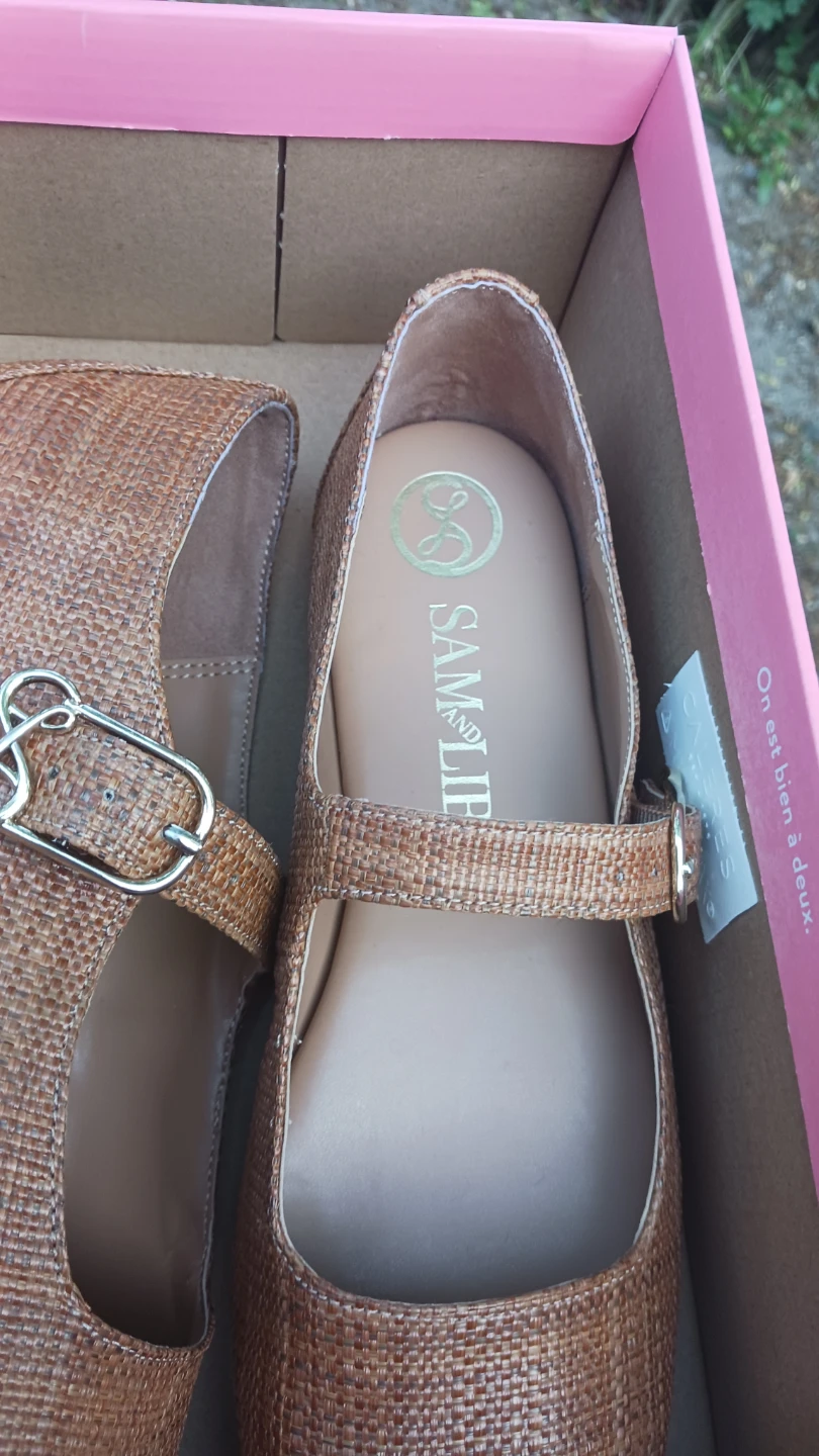 Sam & Libby Fredi Cuoio Woven Ballet Flats - US Size 9 - photo 2