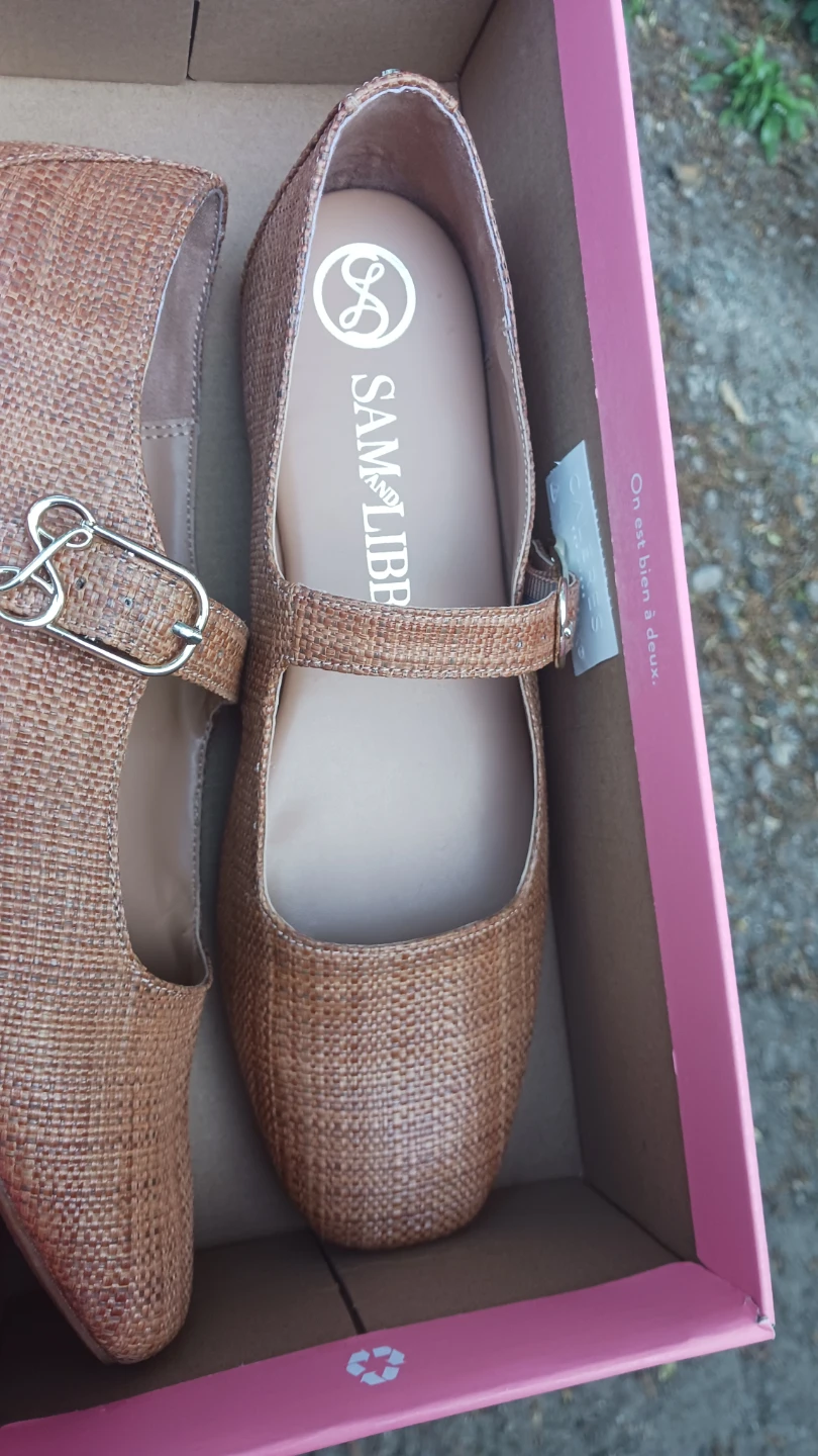 Sam & Libby Fredi Cuoio Woven Ballet Flats - US Size 9 - photo 3