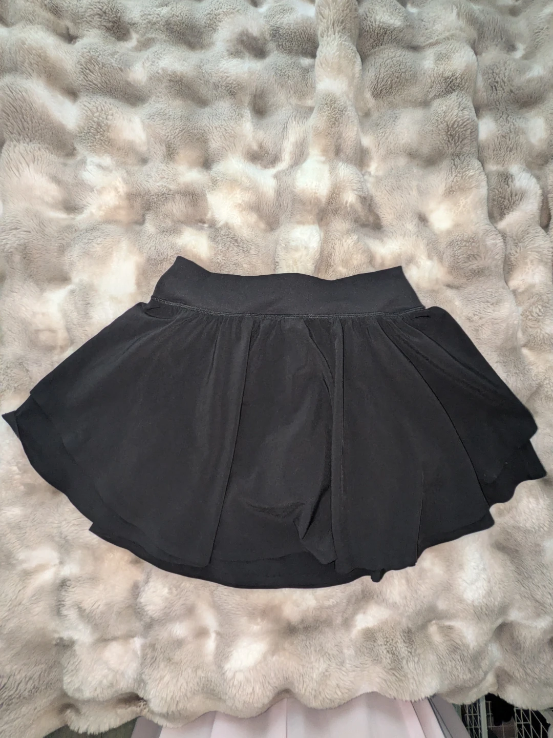 Aritzia Golden Black Tennis Skirt with Shorts - Size S