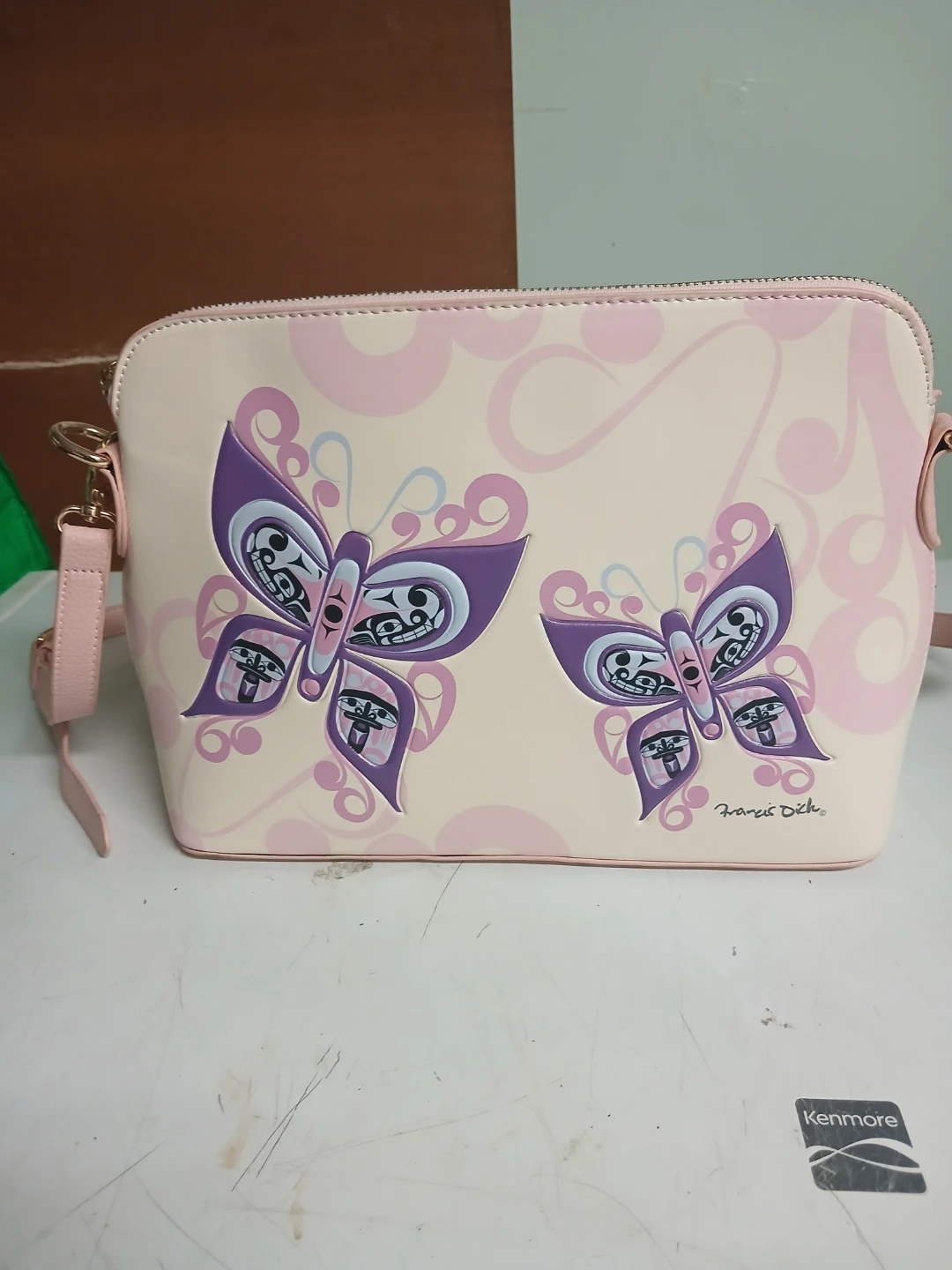 Francis Dick Butterfly Design Purse